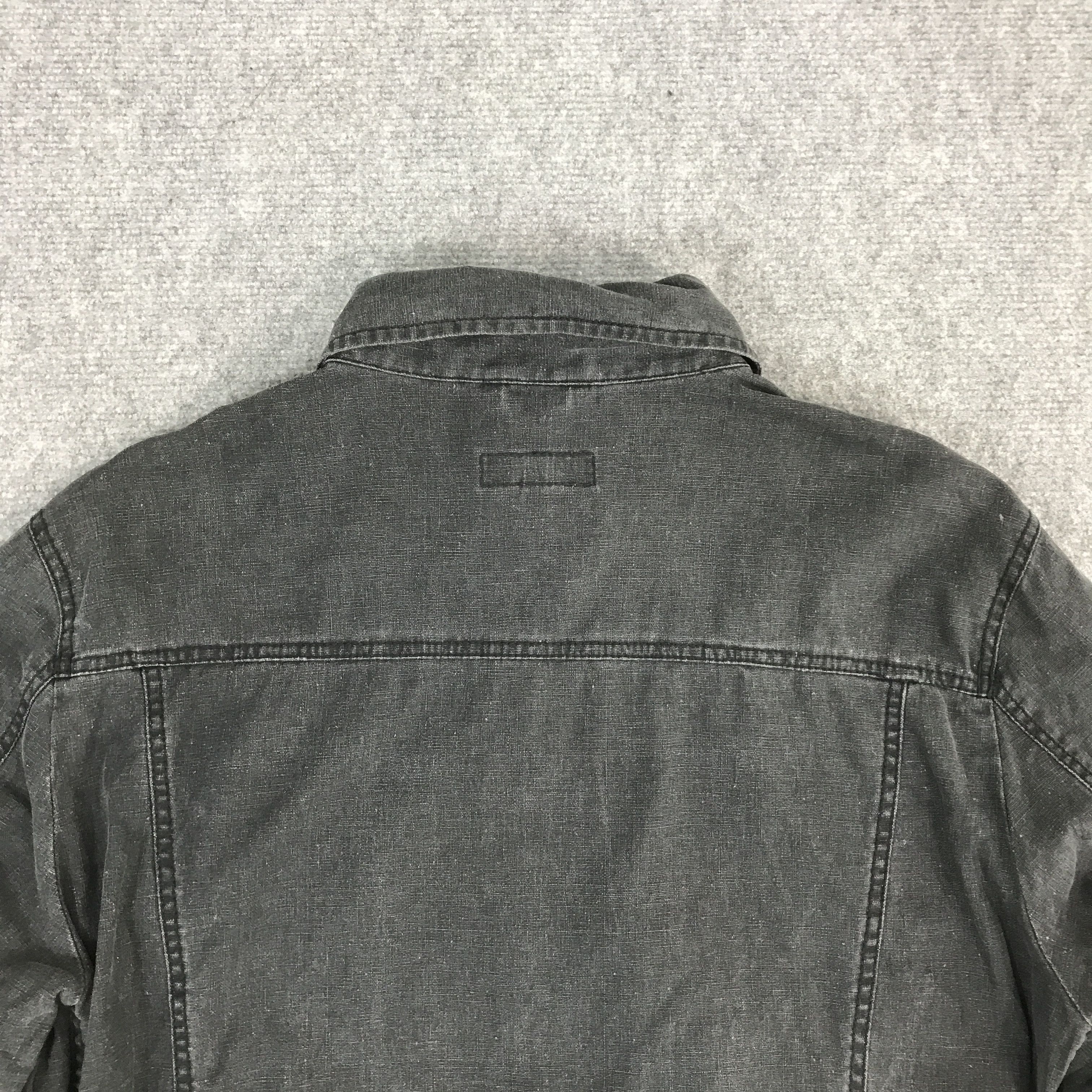 Japanese Brand JAPAN PUNK JACKET BLACK FADED FINWAY ZIPPER JACKET Size US L / EU 52-54 / 3 - 4 Thumbnail