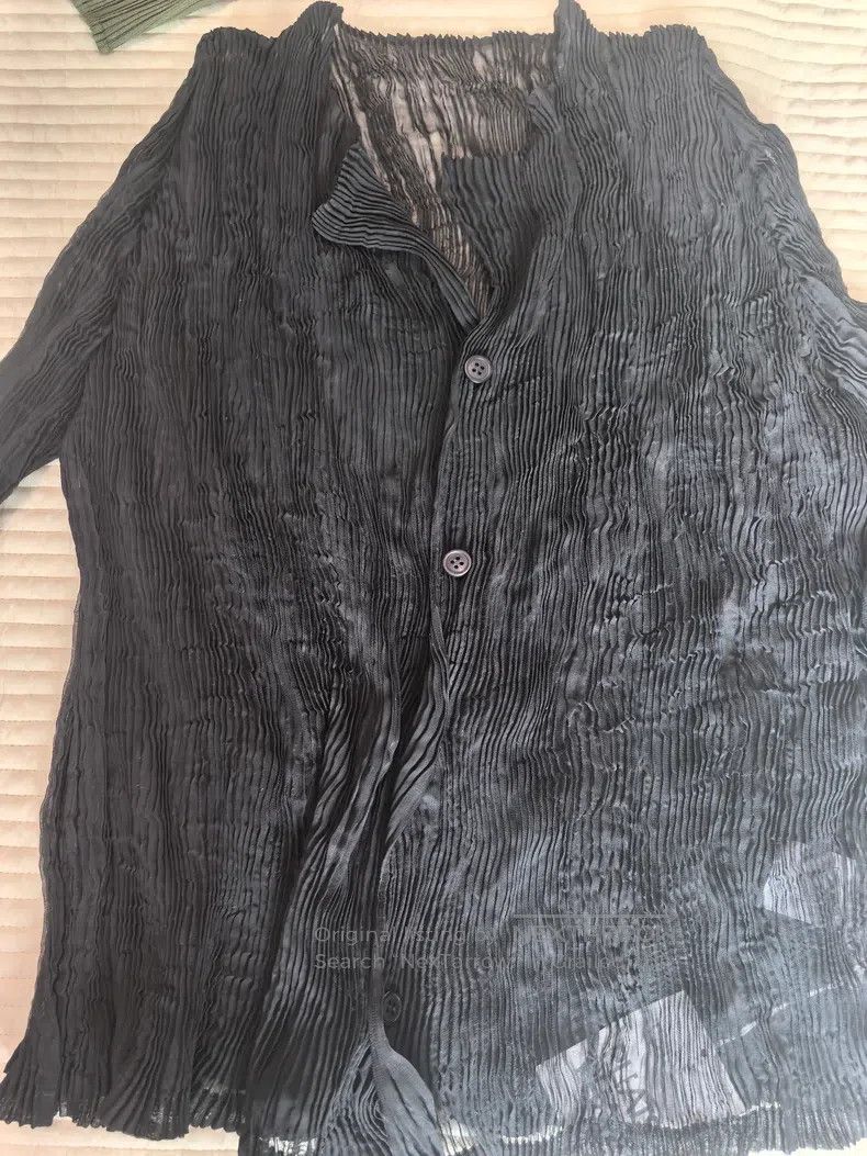 Issey Miyake Issey Miyake Main Line Willow Pattern Cardigan Size M / US 6-8 / IT 42-44 - 1 Thumbnail