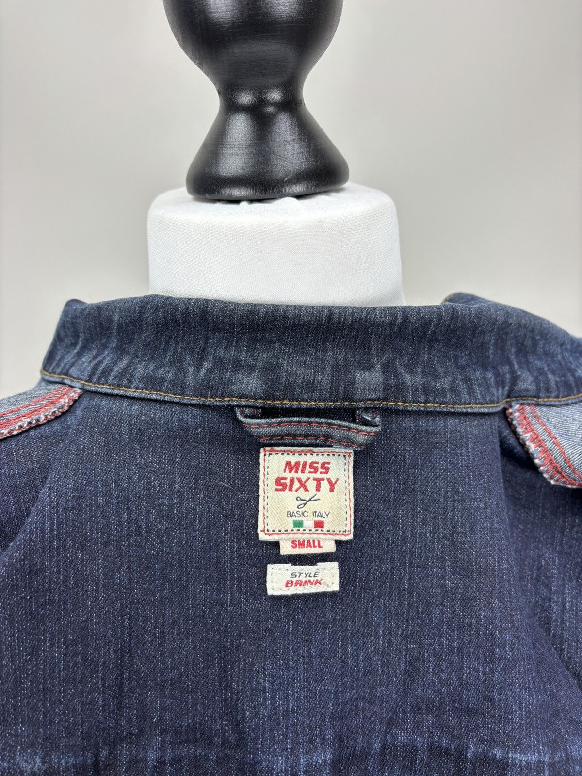 Miss Sixty Womens denim jacket Miss Sixty Size Small Color Blue Size XS / US 0-2 / IT 36-38 - 10 Thumbnail