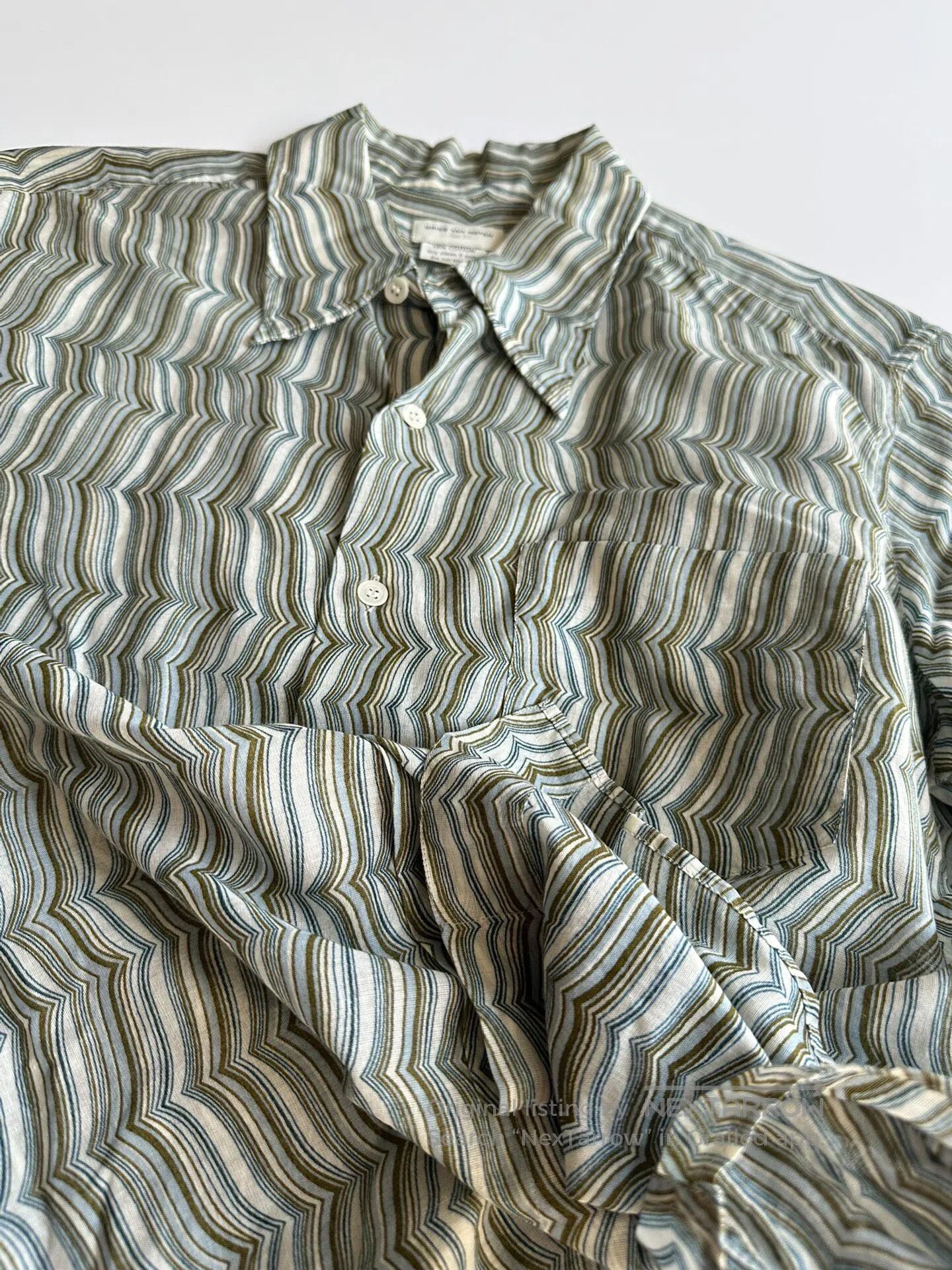 Dries Van Noten DRIES VAN NOTEN Leica short-sleeved shirt| Size US M / EU 48-50 / 2 - 5 Thumbnail