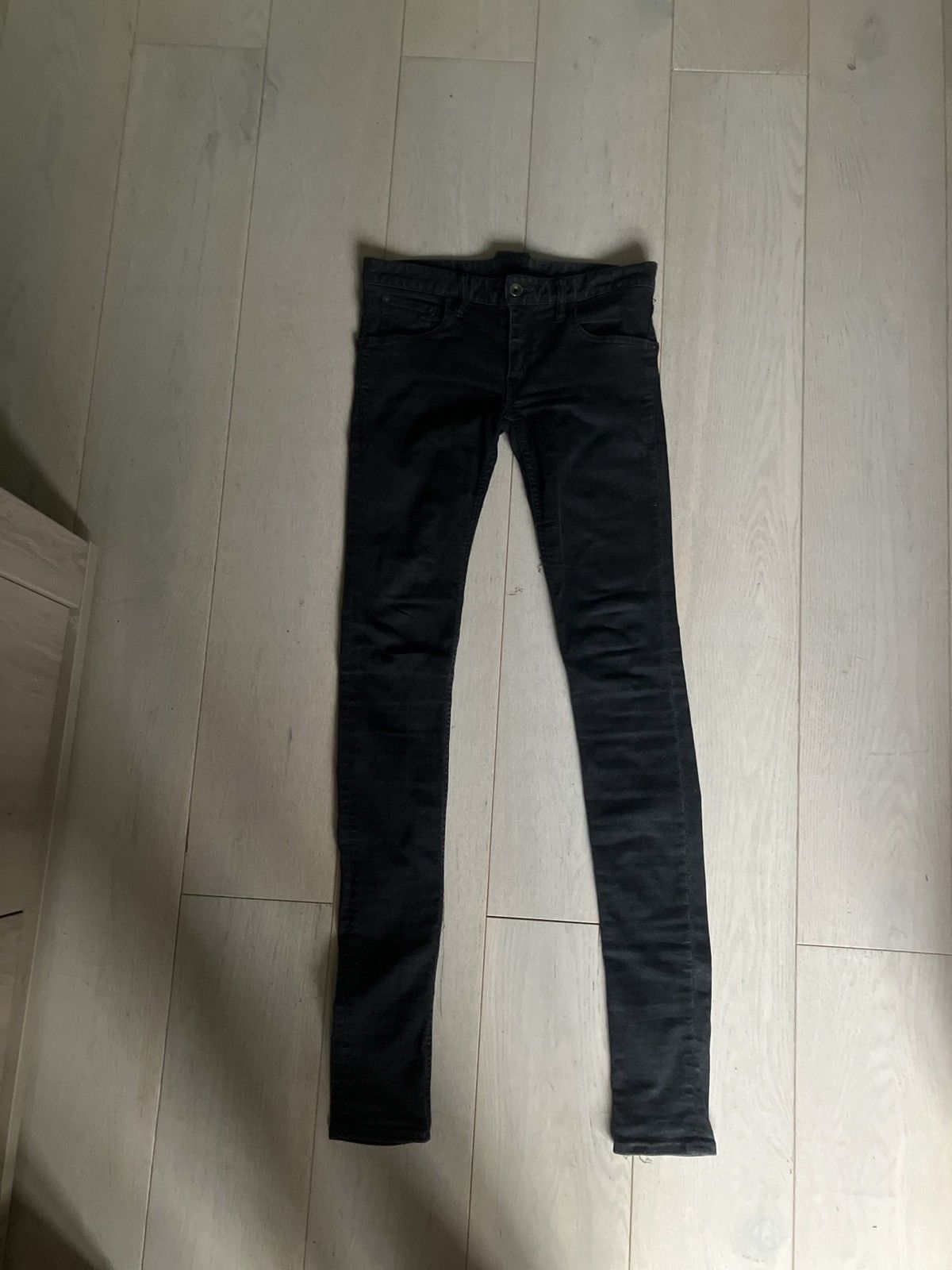 image of Le Grande Bleu L G B (L.g.b) Le Grande Bleu Black Skinny Jeans, Men's (Size 26)