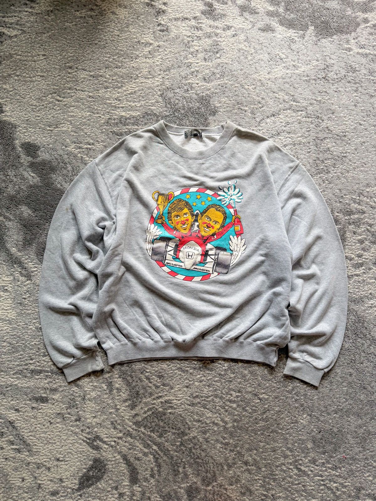 Honda Vtg Honda Mclaren Sweatshirt Size US M / EU 48-50 / 2 - 1 Thumbnail