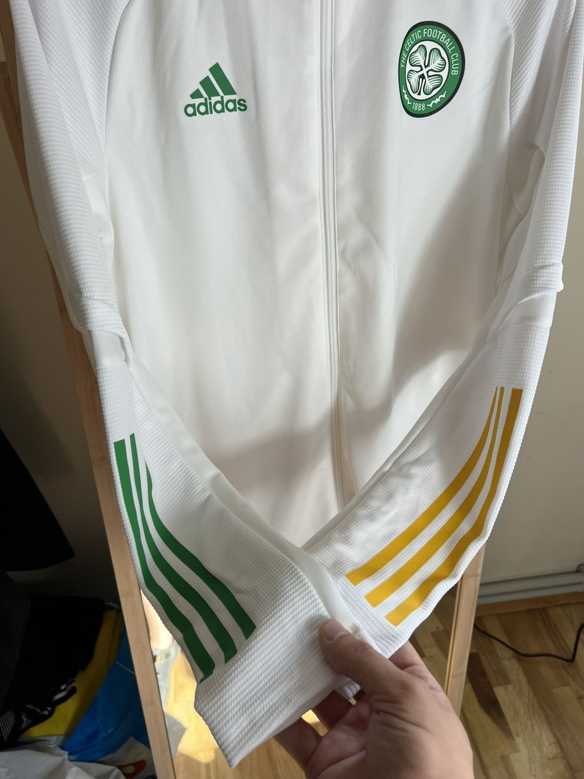Adidas Adidas Celtic Glasgow Training Track Zip Jacket Y2K Soccer Size US M / EU 48-50 / 2 - 6 Thumbnail