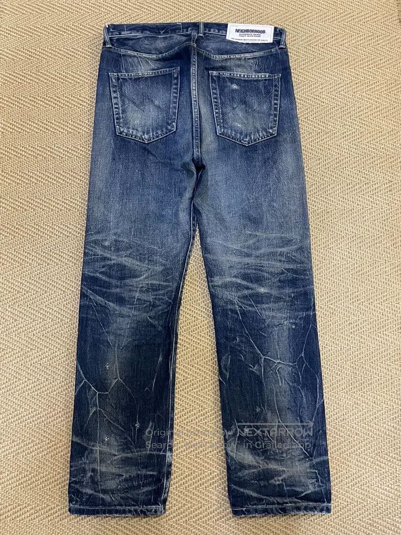 Neighborhood Neighborhood size M 20ss Bullet Hole King of Denim NBHD Wa Size US 27 - 2 Thumbnail