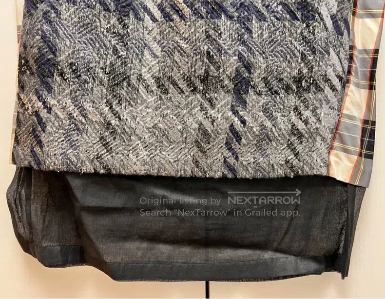 Dries Van Noten Dries Van Noten size:36 Ethnic Weave Paneled Plaid Round-N Size S / US 4 / IT 40 - 5 Thumbnail