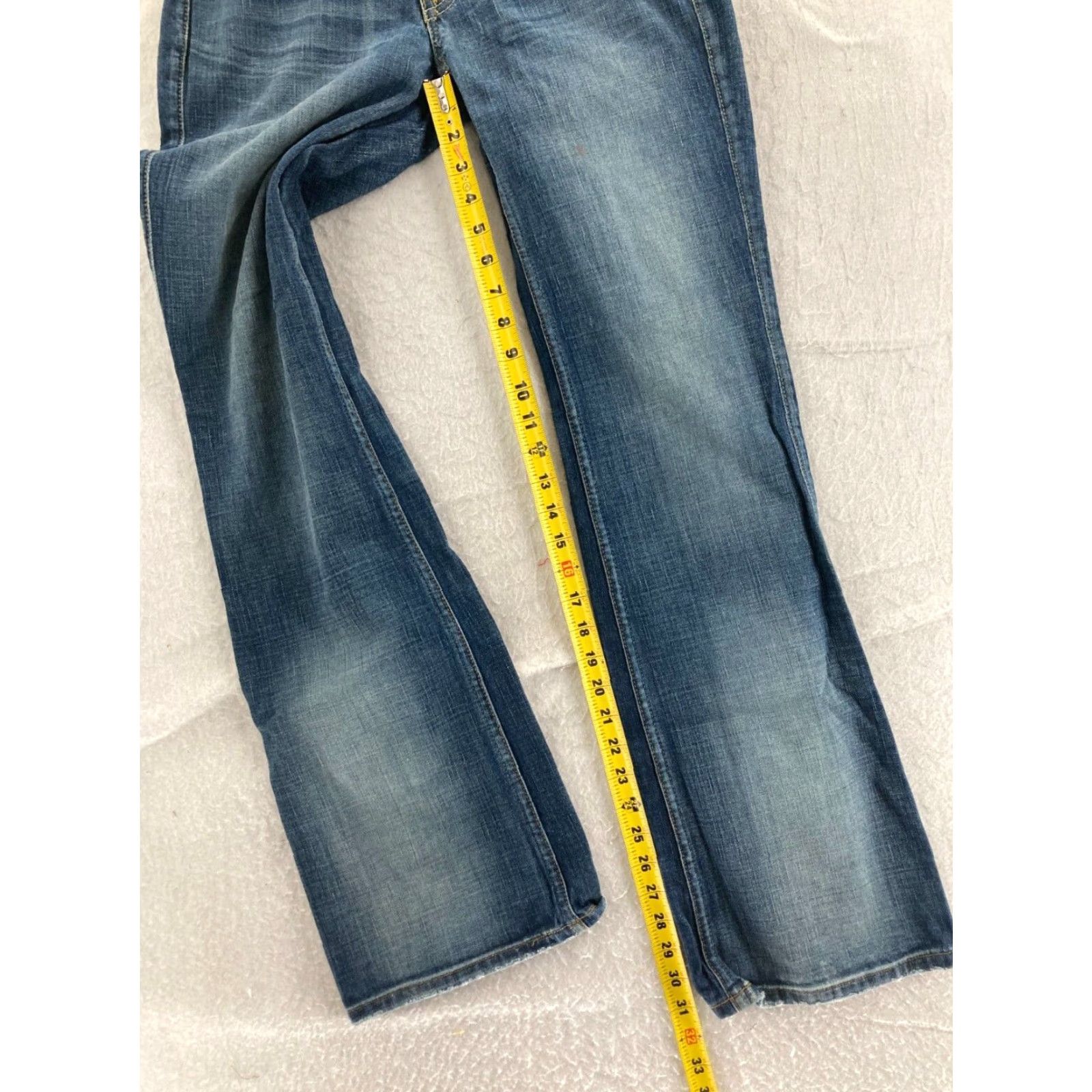 American Eagle Outfitters American Eagle Women’s Jeans Size 2 Blue Light Wash Bootcut Low Rise Hipster Cotton Denim Size 26" / US 2 / IT 38 - 5 Thumbnail