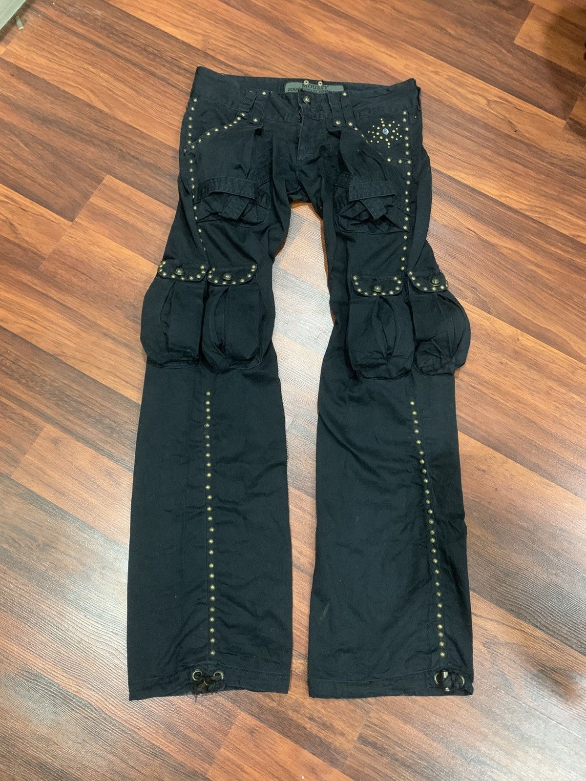 MOUSSY Moussy Airforce Studded Us Army Pants Size 30" / US 8 / IT 44 - 3 Thumbnail