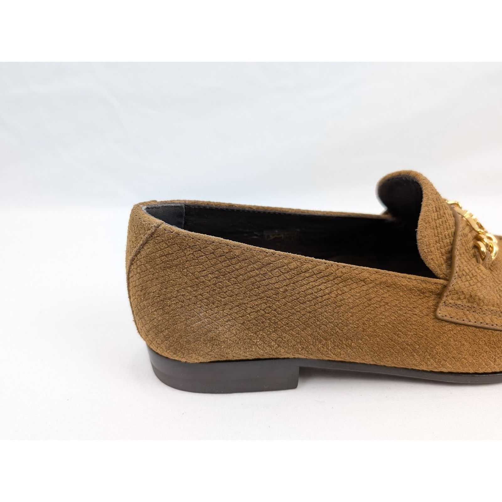 Celine o1rshd1 Lizard Stamped Suede Calfskin Loafers in Tan Size US 10 / EU 43 - 6 Thumbnail