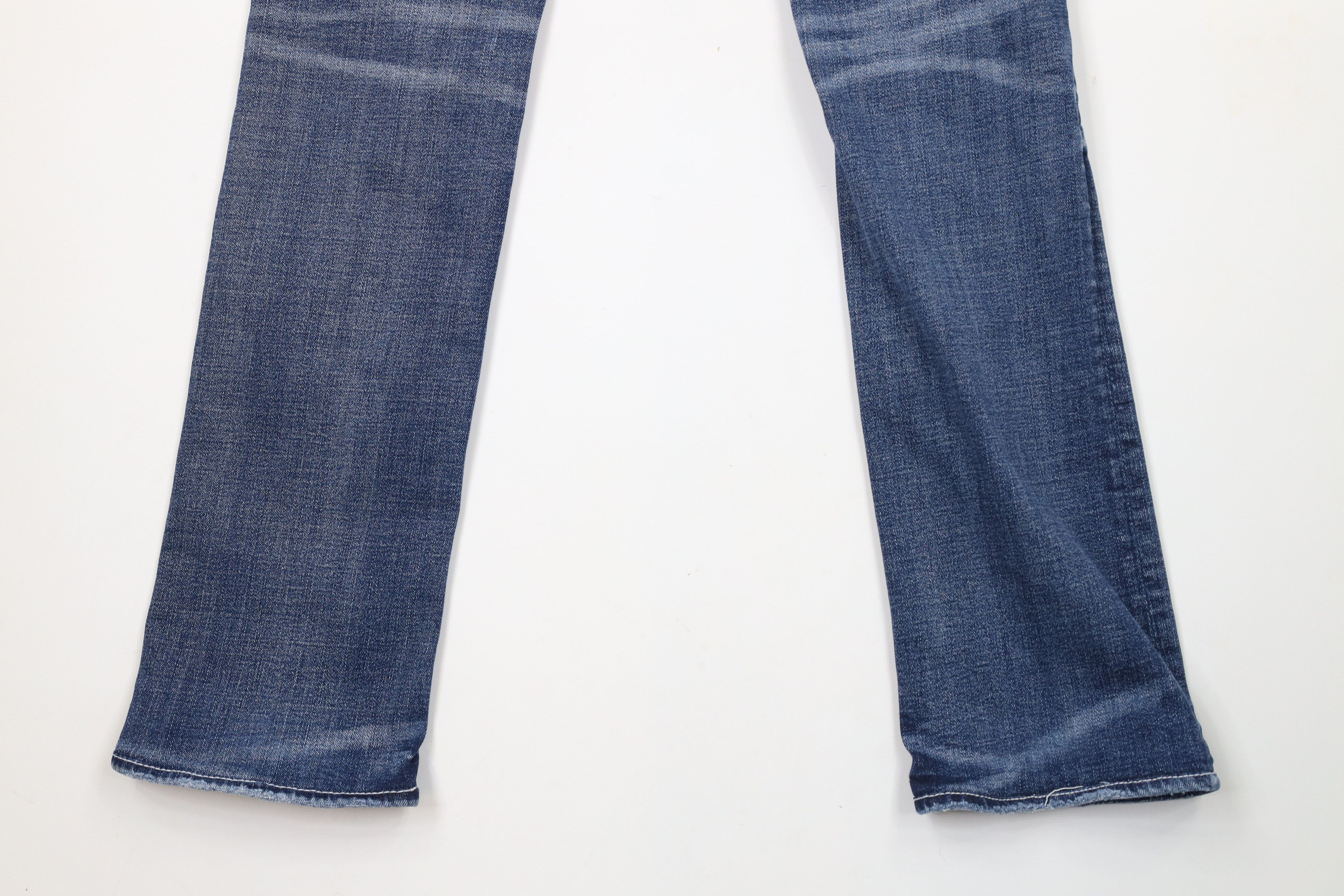 Vintage Buckle Black Fit No 53 Skinny Leg Stretch Denim Jeans Size 25" / US 0 / IT 36 - 11 Thumbnail