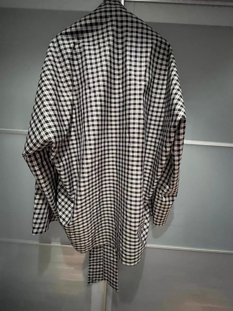Balenciaga Balenciaga size 40 Black and white plaid shirt jacket Size M / US 6-8 / IT 42-44 - 3 Thumbnail