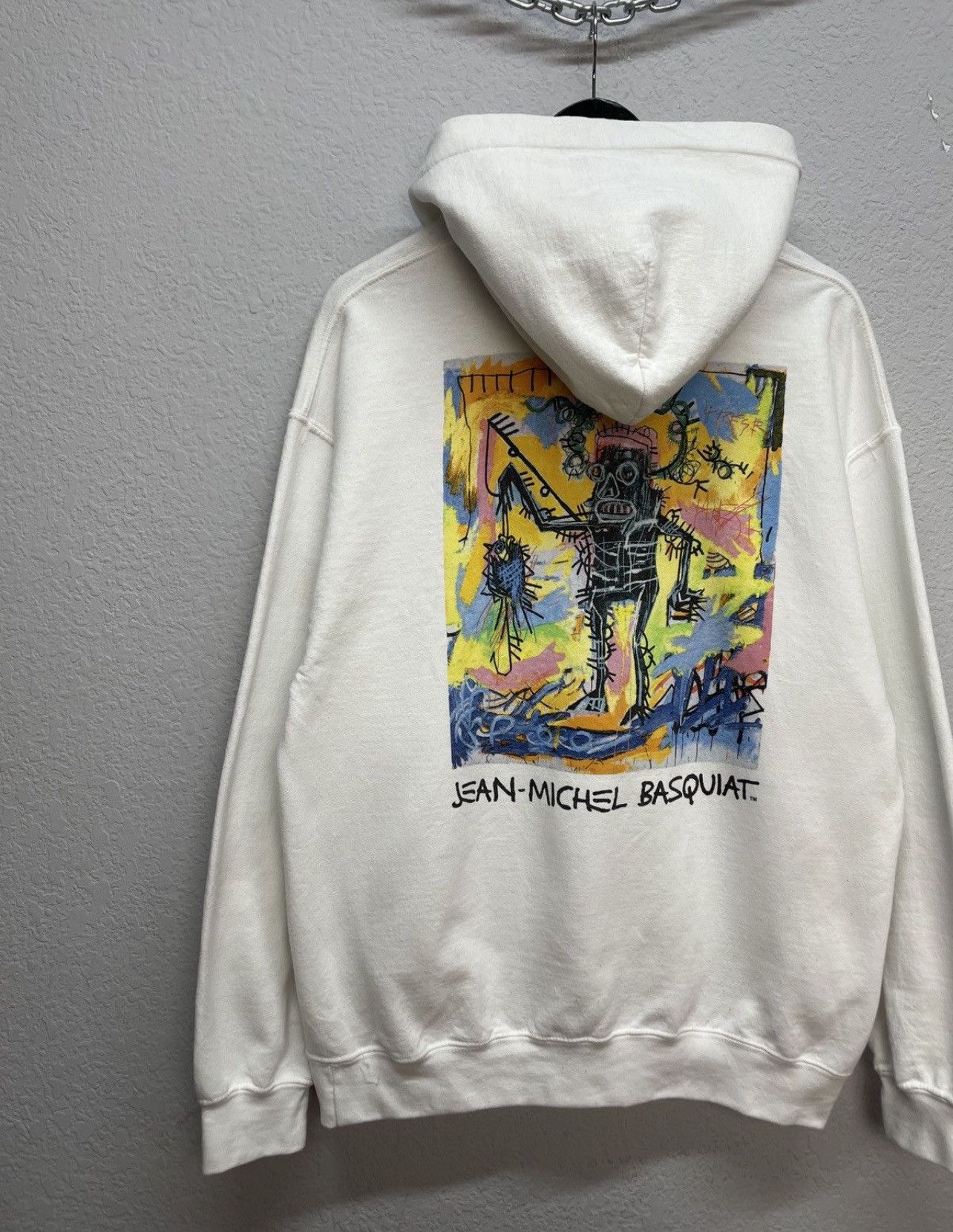 Jean-Michel Basquiat Vintage Y2K Jean Michel Basquiat Boxy Fit Hoodie Size US L / EU 52-54 / 3 - 3 Thumbnail