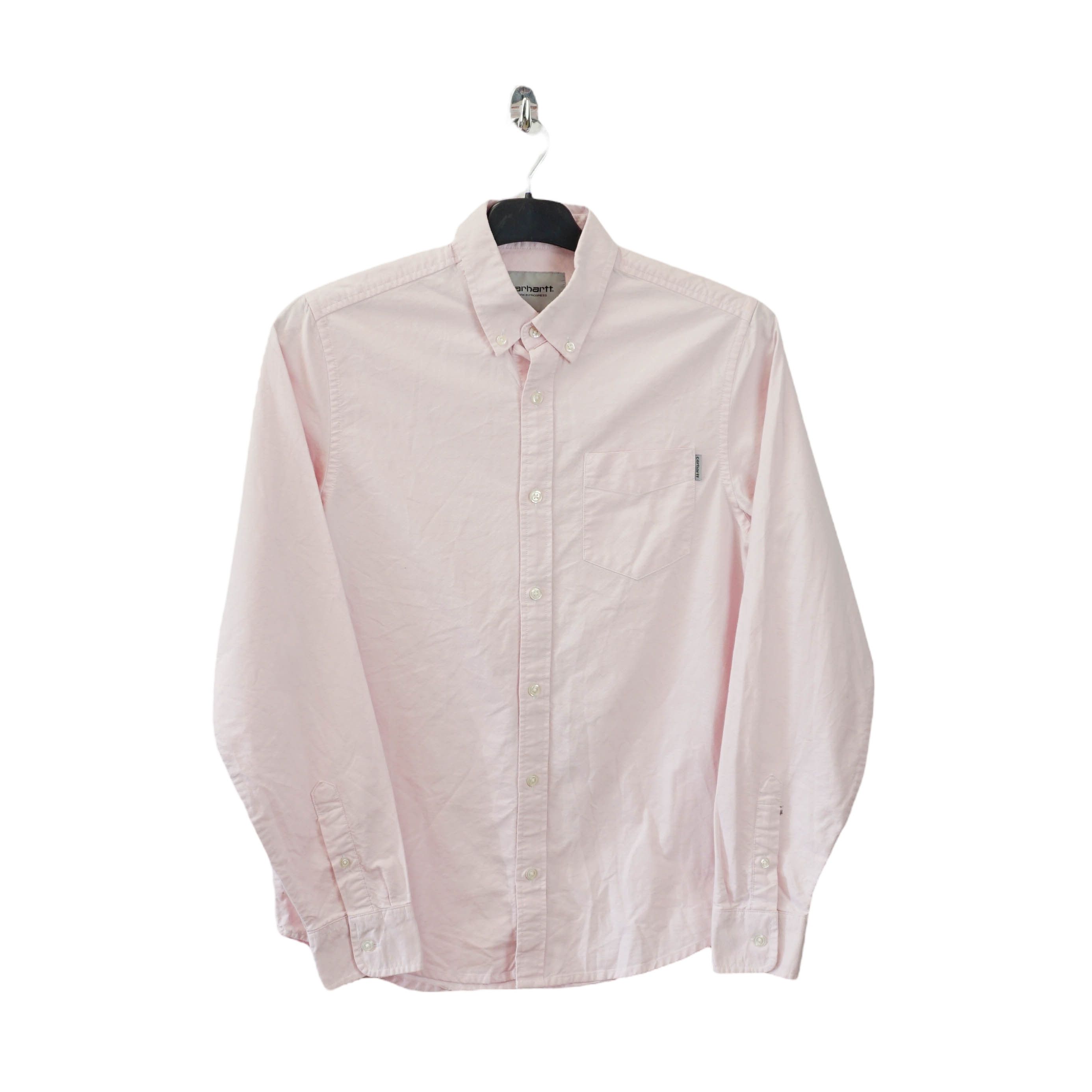 Carhartt Wip Essential Pink L/S Shirt Size US S / EU 44-46 / 1 - 1 Thumbnail