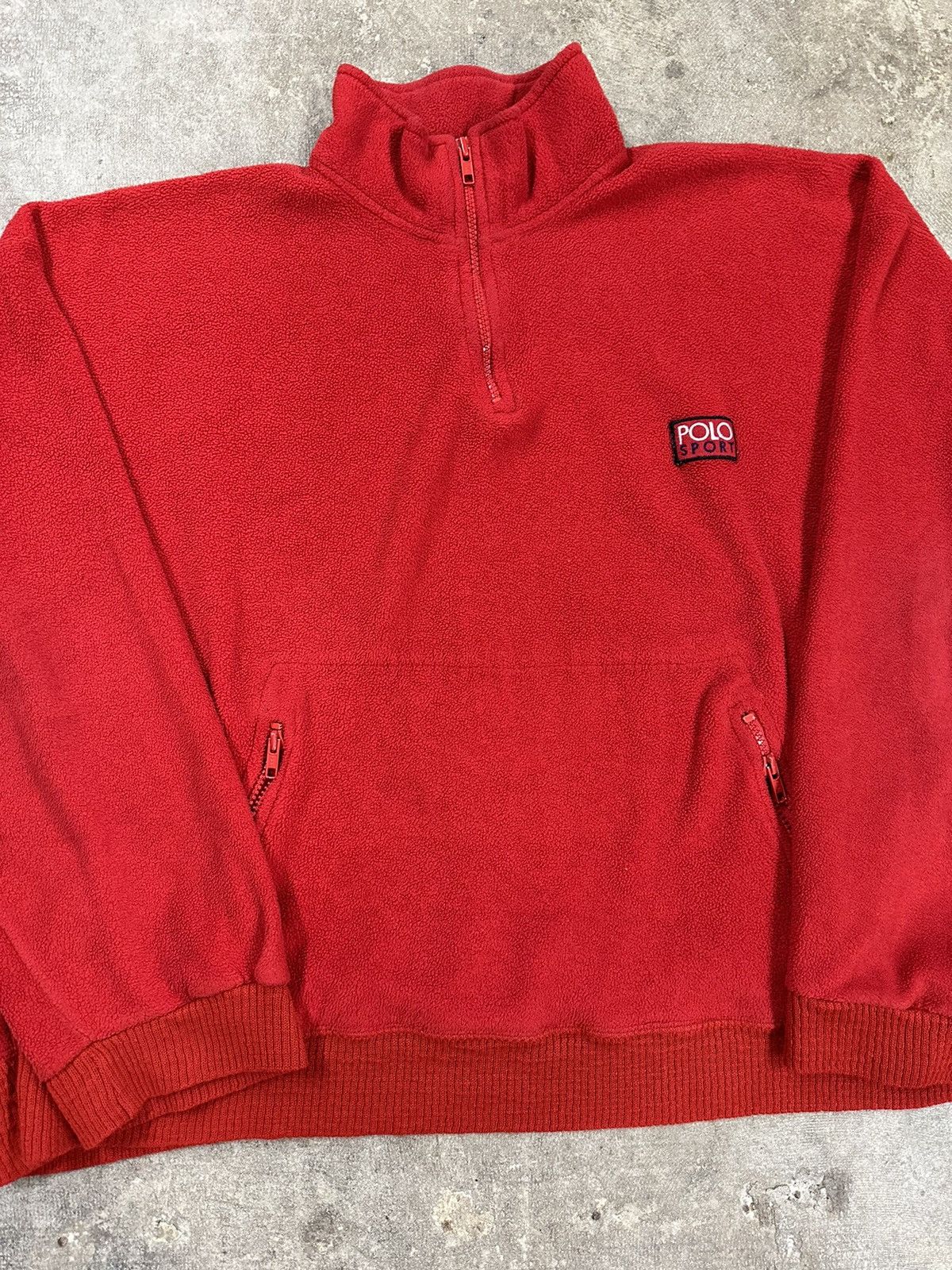Polo Ralph Lauren Vintage 90s Polo Sport Small Logo Fleece Zip Up Jacket Size US M / EU 48-50 / 2 - 3 Thumbnail