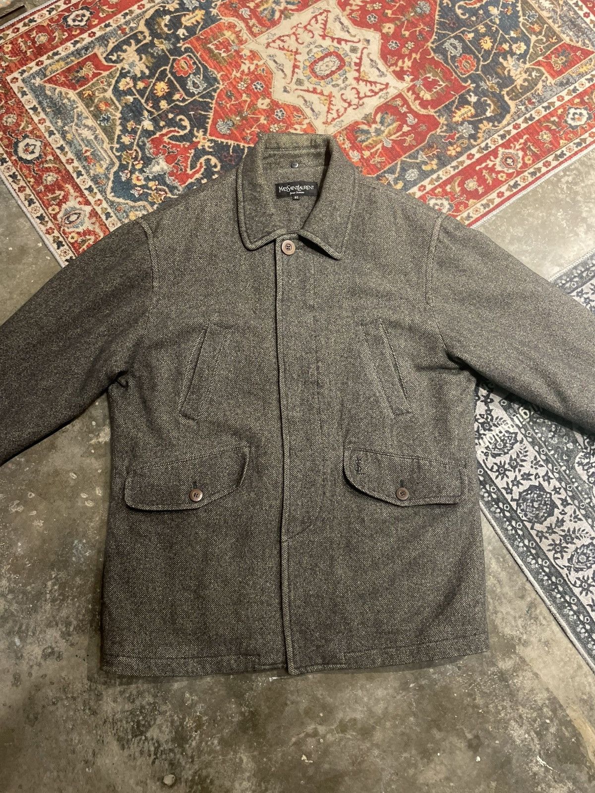 Yves Saint Laurent YVESSAINTLAURENT COAT Size US XL / EU 56 / 4 - 3 Thumbnail