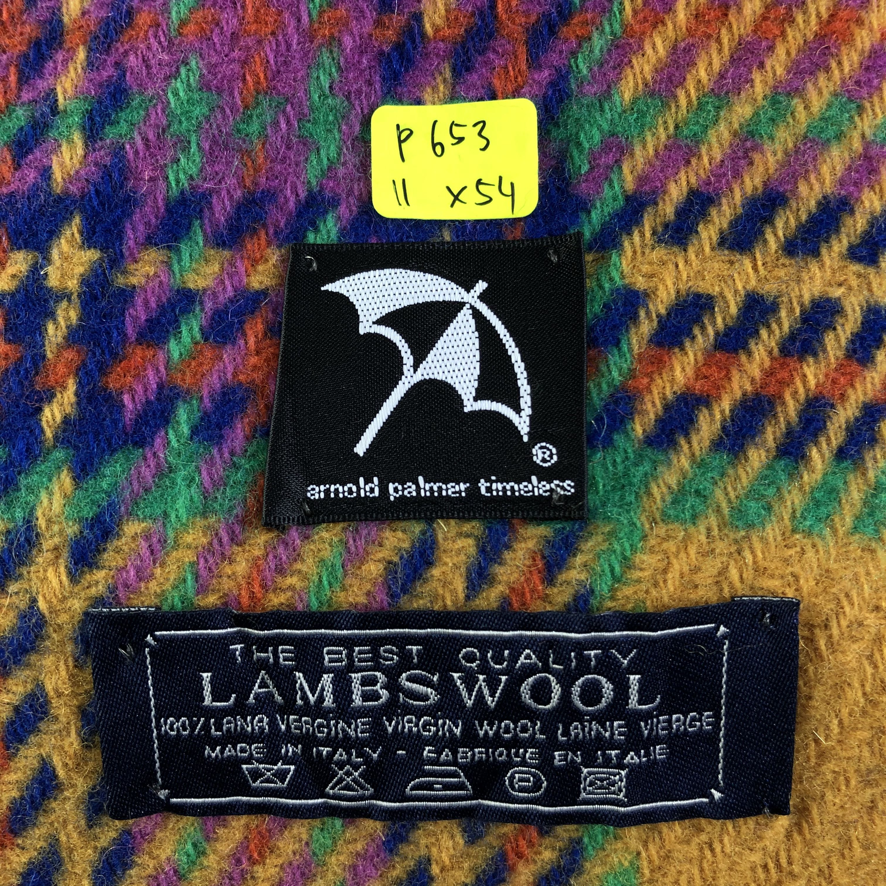 Vintage Arnold Parmer Scarf / Muffler / Neckwear P653 Size ONE SIZE - 7 Thumbnail