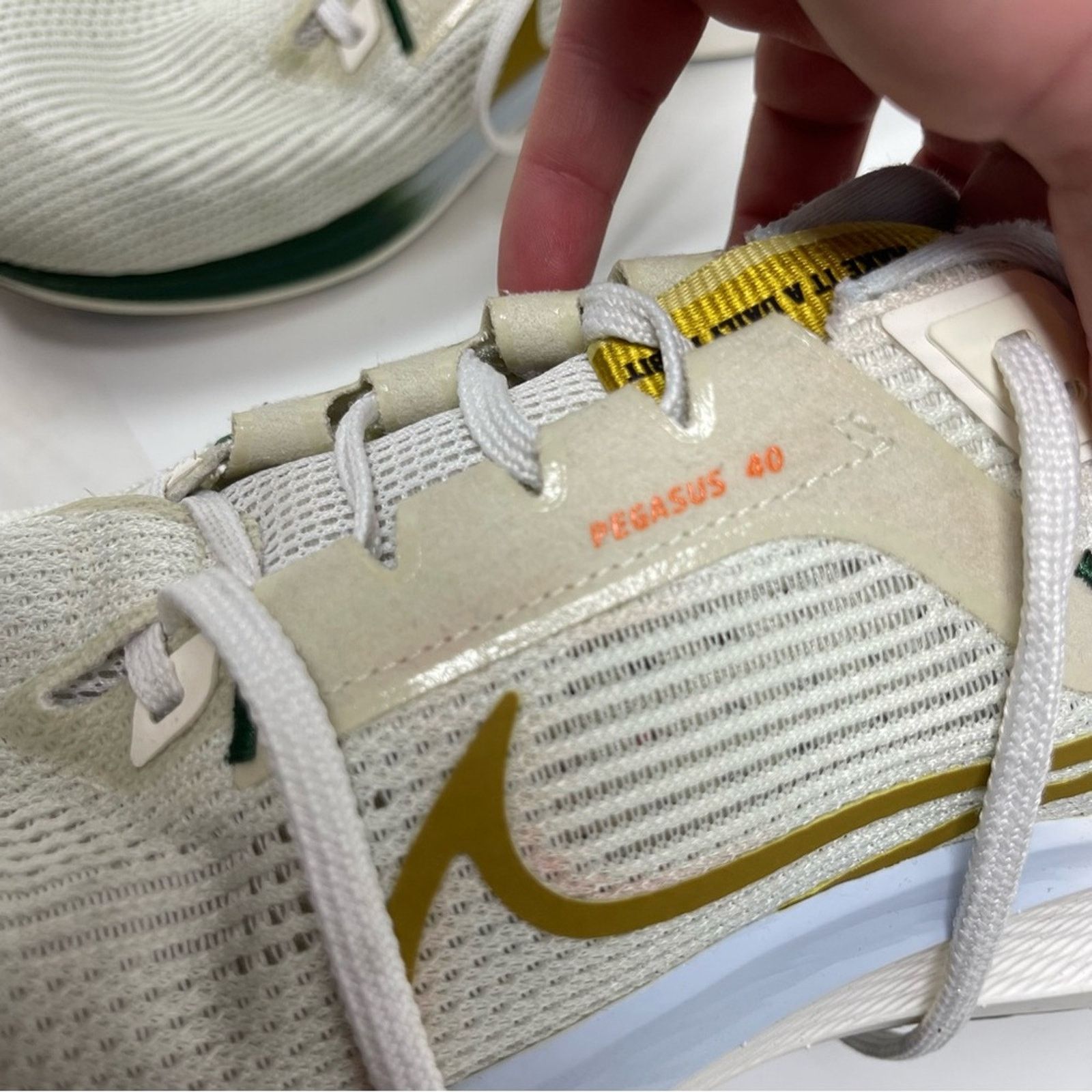 Nike Nike Air Zoom Pegasus 40 Sea Glass Bright Mandarin Men Size US 10 / EU 43 - 7 Thumbnail