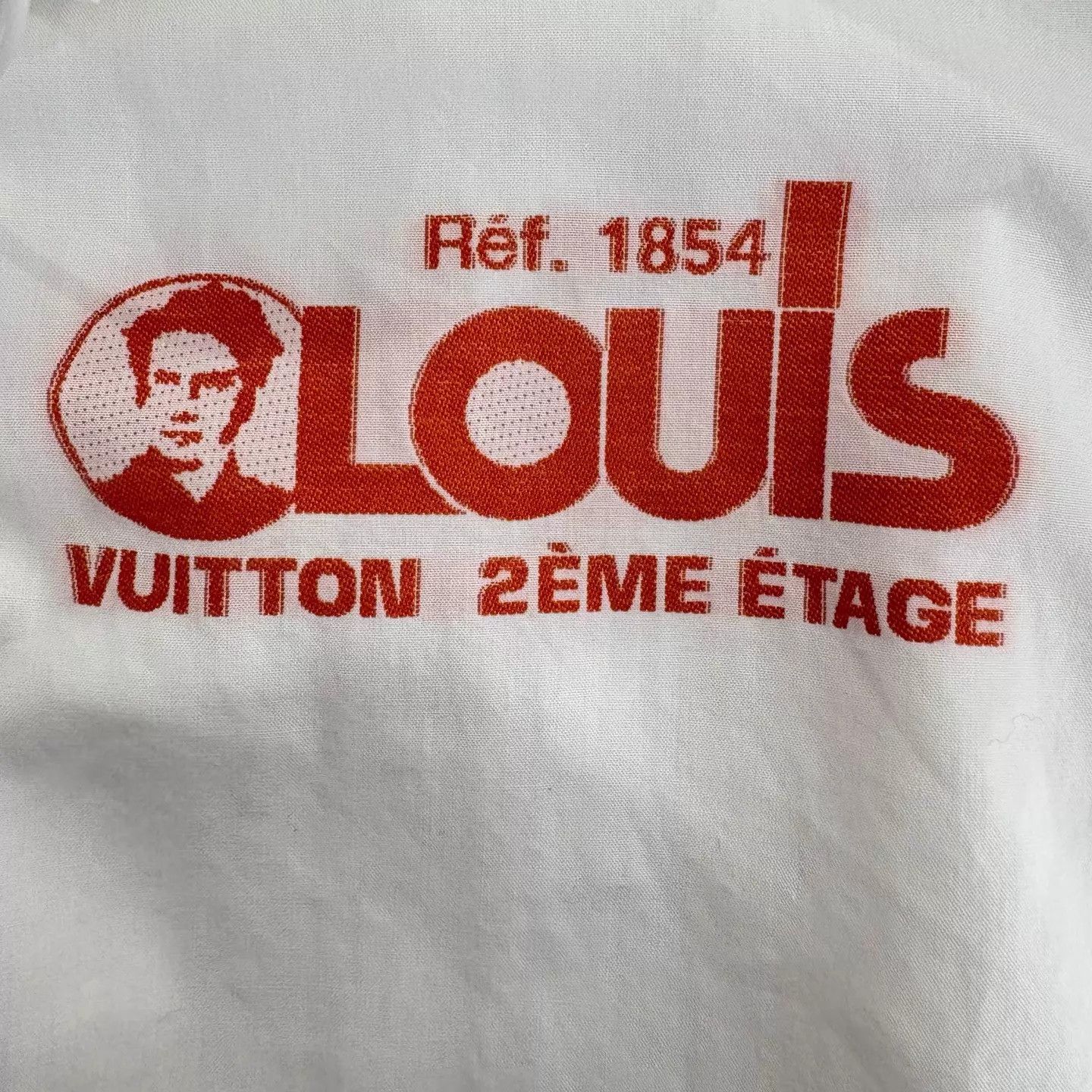 Louis Vuitton LV White Art Logo Long-Sleeve Shirt Size US M / EU 48-50 / 2 - 6 Thumbnail