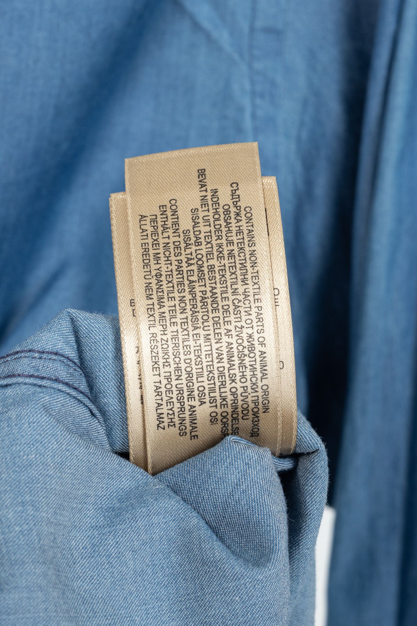 Burberry Burberry Blue Bib Front Cotton Chambray Shirt Size S / US 4 / IT 40 - 12 Thumbnail