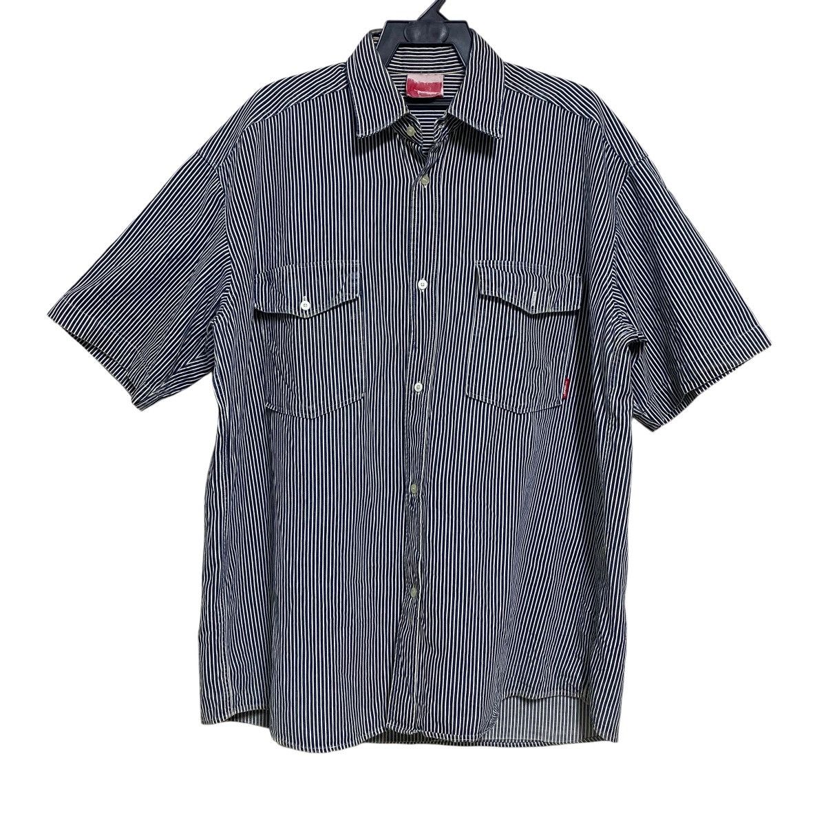 Swagger Swagger Hickory Striped Work Shirt Oversized Size US XL / EU 56 / 4 - 10 Thumbnail
