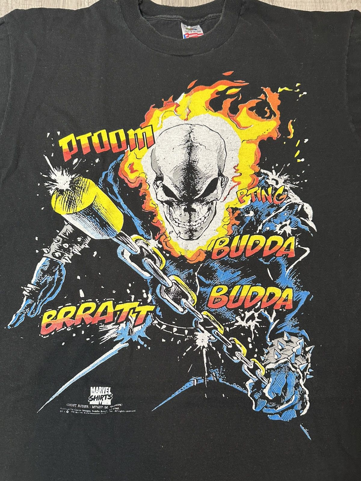 Vintage Vintage 1992 Marvel Ghostrider Comic Images Size US XL / EU 56 / 4 - 2 Thumbnail