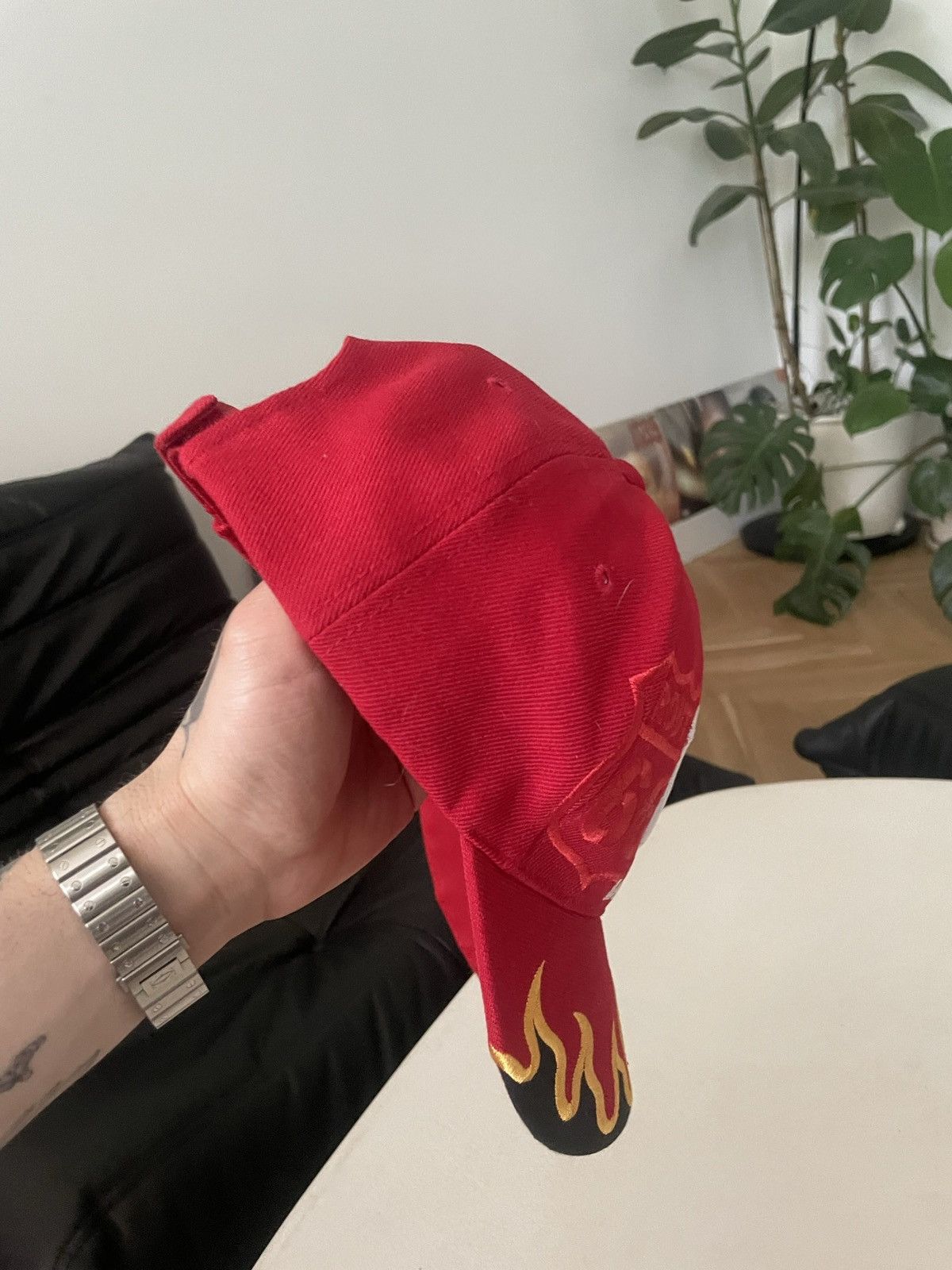 Vintage Vintage ROUTE 66 Hat Mother Road Flame Avant Garde Y2k Hype Size ONE SIZE - 5 Thumbnail