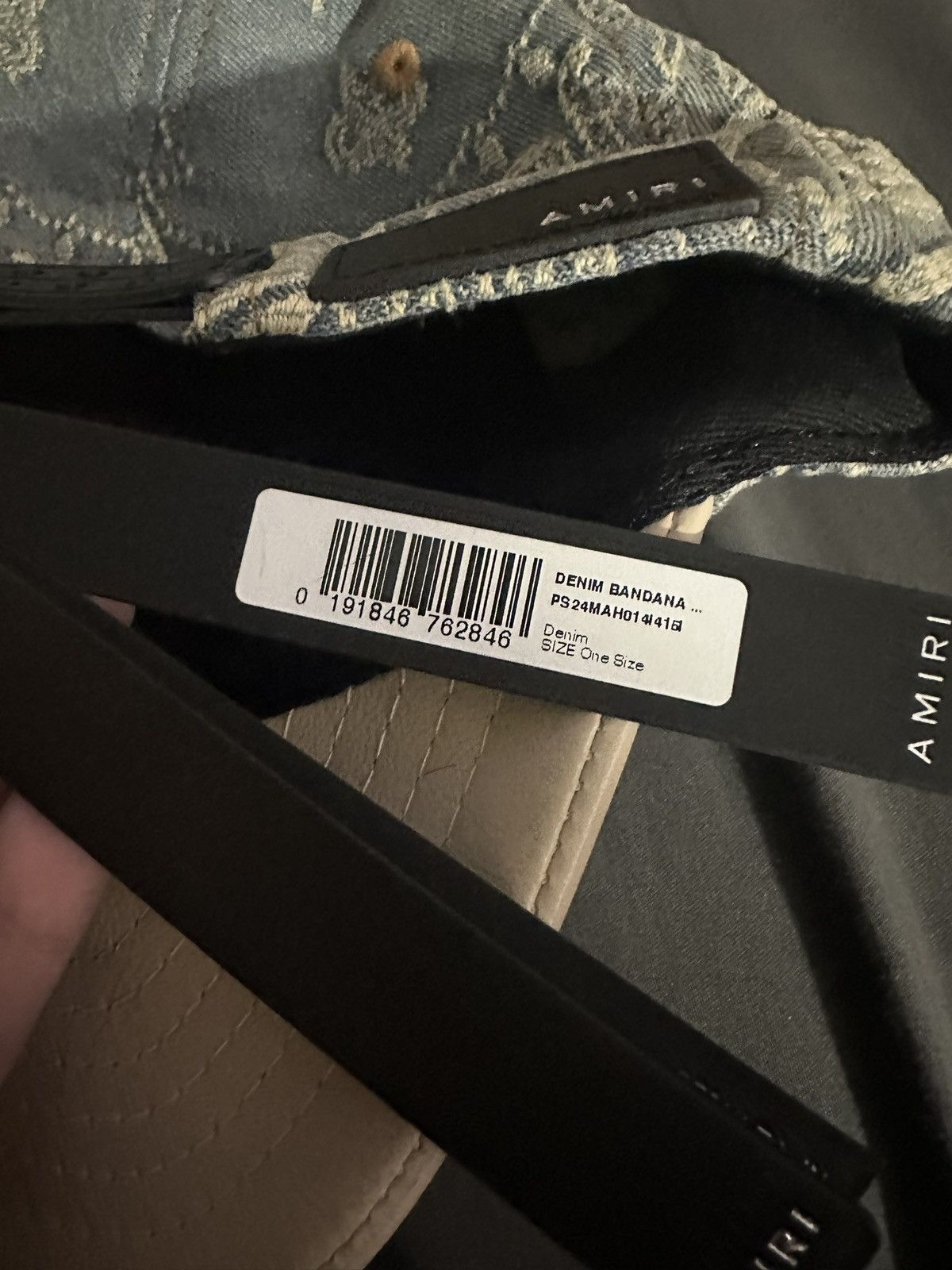 Amiri AMIRI bandana SnapBack Size ONE SIZE - 4 Thumbnail