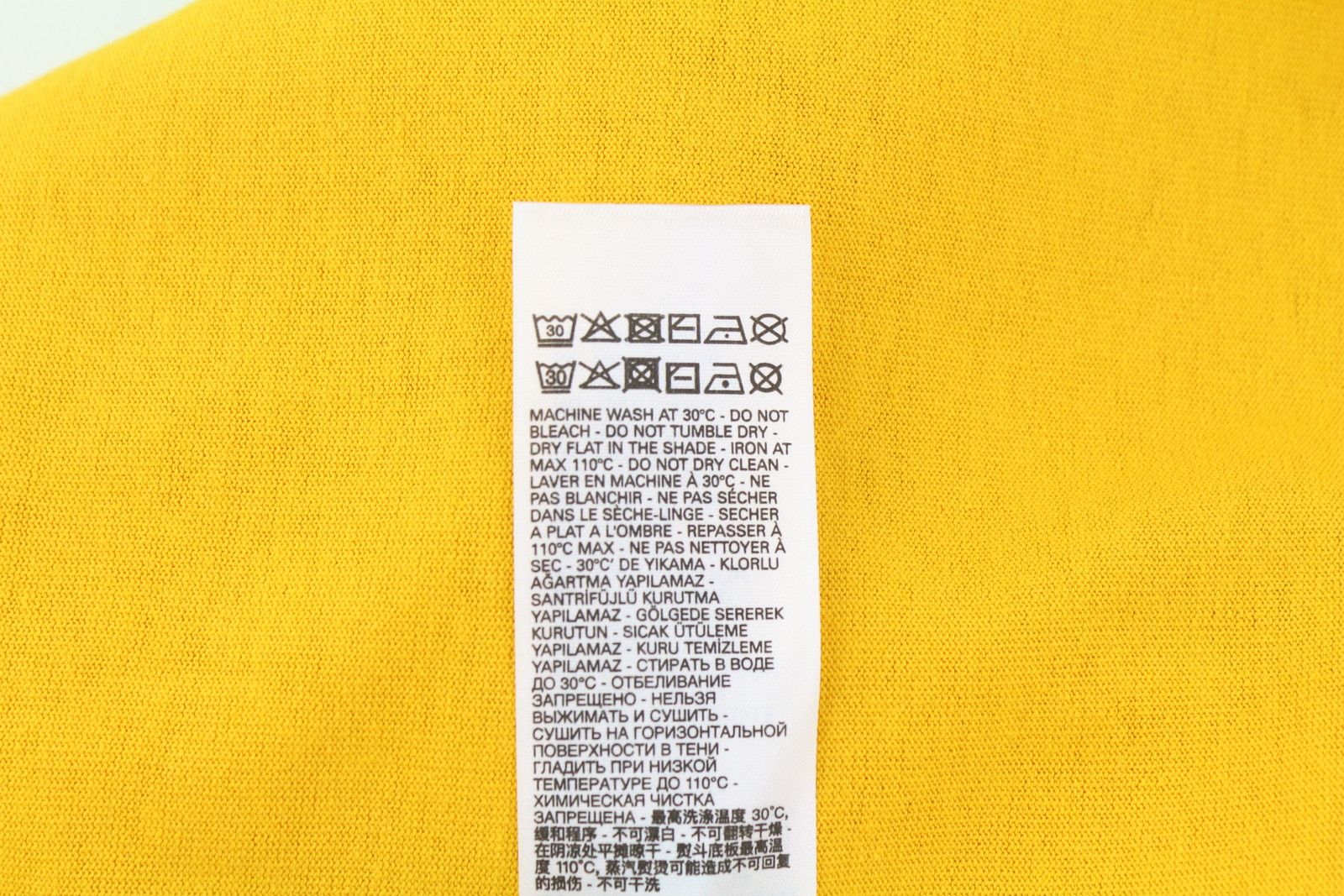 Diesel T-JUST-LS-B51 M Yellow Tricot Logo T-Shirt 40999 Size US M / EU 48-50 / 2 - 9 Thumbnail