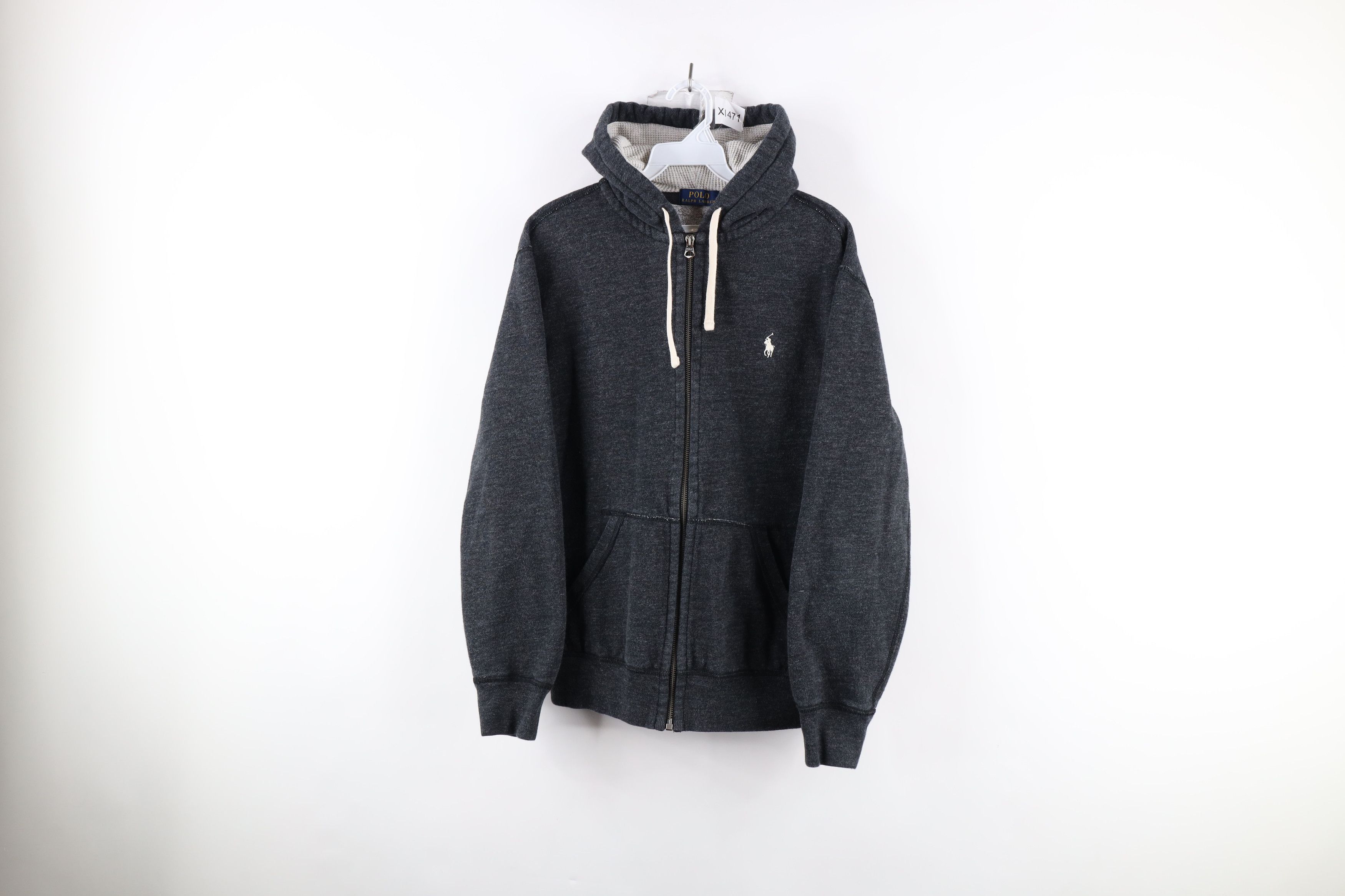 Polo Ralph Lauren × Vintage Vintage 90s Polo Ralph Lauren grey zip