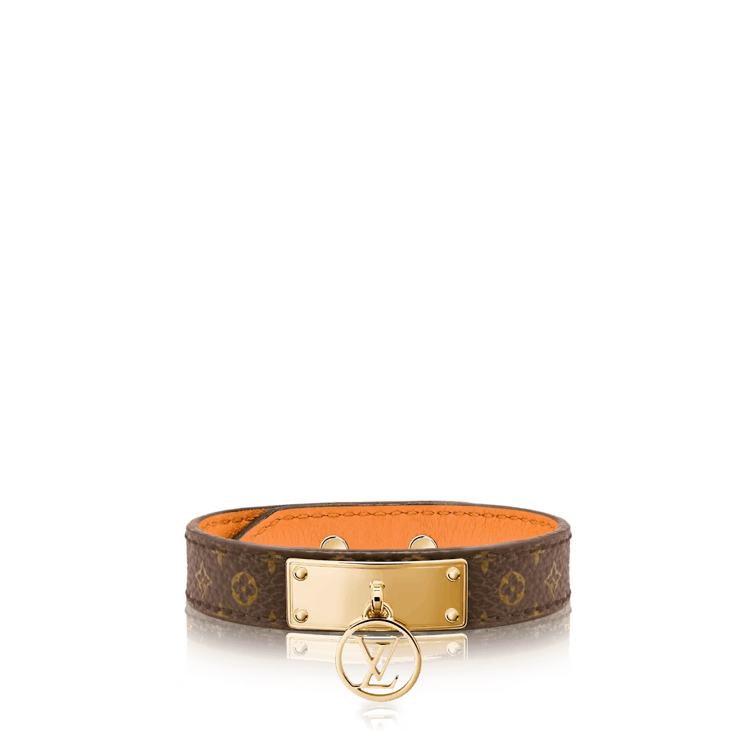 hot louis vuitton bracelet chain monogram silver lv logo m4150e