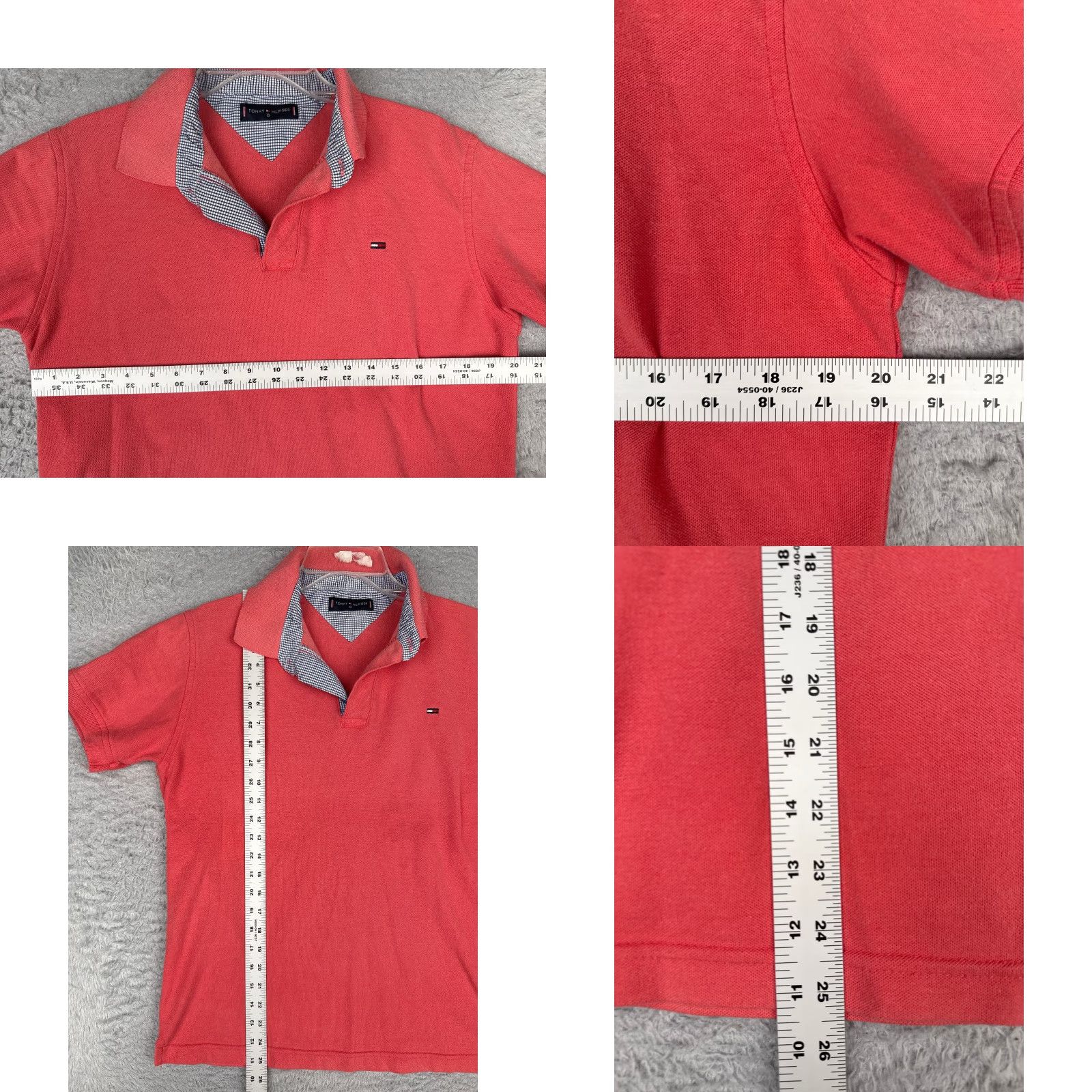 Tommy Hilfiger Tommy Hilfiger Polo Shirt Men Medium Pink 100% Cotton Short Sleeve Polo Shirt Mens Pink 100% Cotton Classic Size US M / EU 48-50 / 2 - 8 Thumbnail