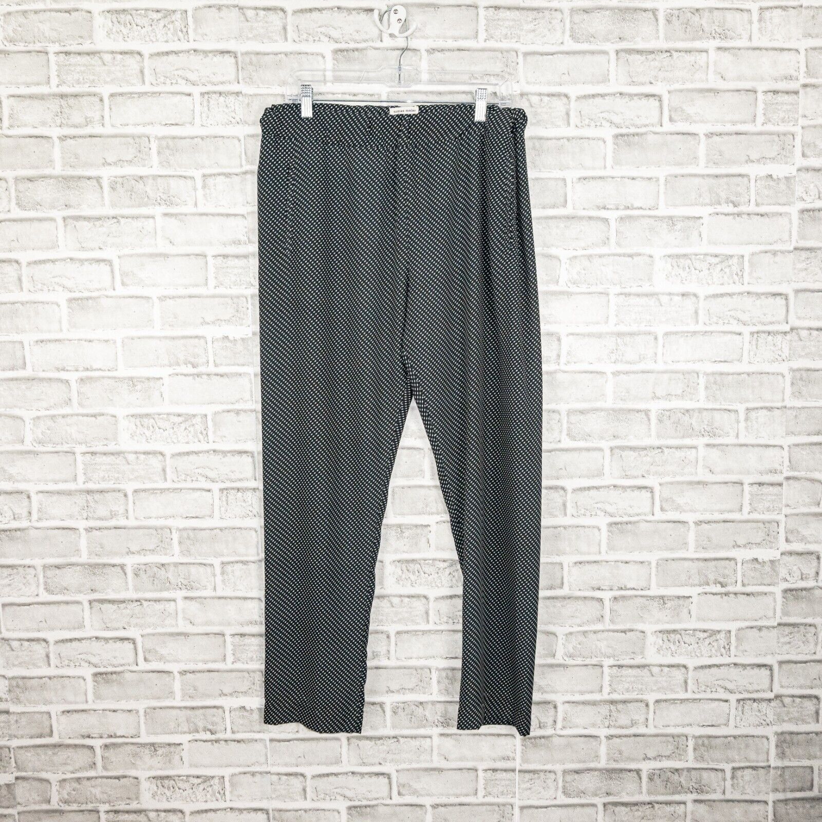 Tomas Maier Tomas Maier Elastic waist Easy Pants in Black white size 6 Size 28" / US 6 / IT 42 - 5 Thumbnail