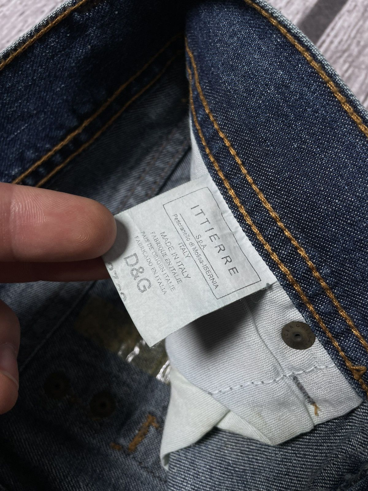 Dolce & Gabbana Dolce & Gabbana Vintage Archive Skull Flared Jeans Size 27" / US 4 / IT 40 - 11 Thumbnail