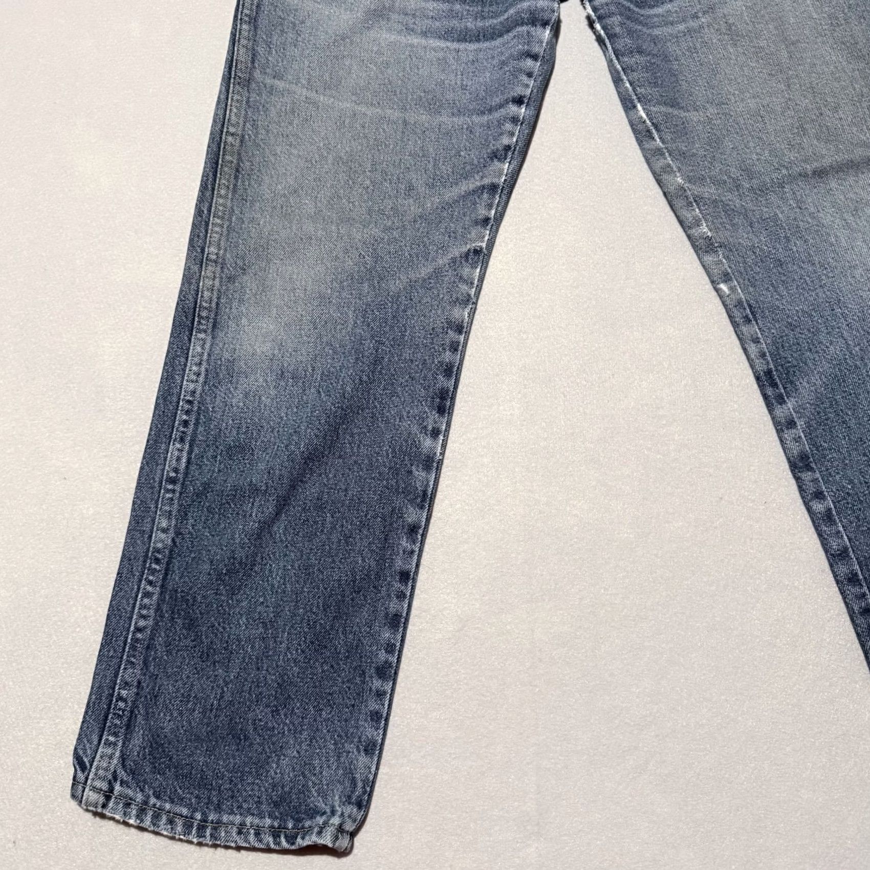 Wrangler Wrangler Jeans Men's Blue Denim Mid-Rise Classic Fit Straight Zip Fly - 34X30 Size US 34 / EU 50 - 5 Thumbnail