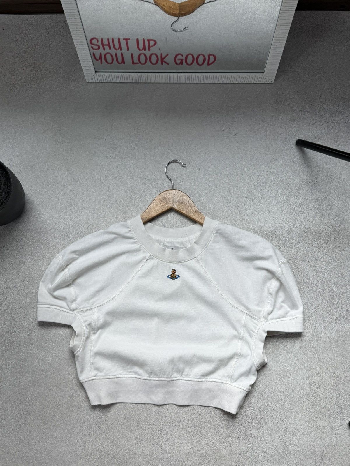 Vivienne Westwood Vivienne Westwood Cropped Top T-Shirt Woomen’s Rare White Size XS / US 0-2 / IT 36-38 - 2 Thumbnail