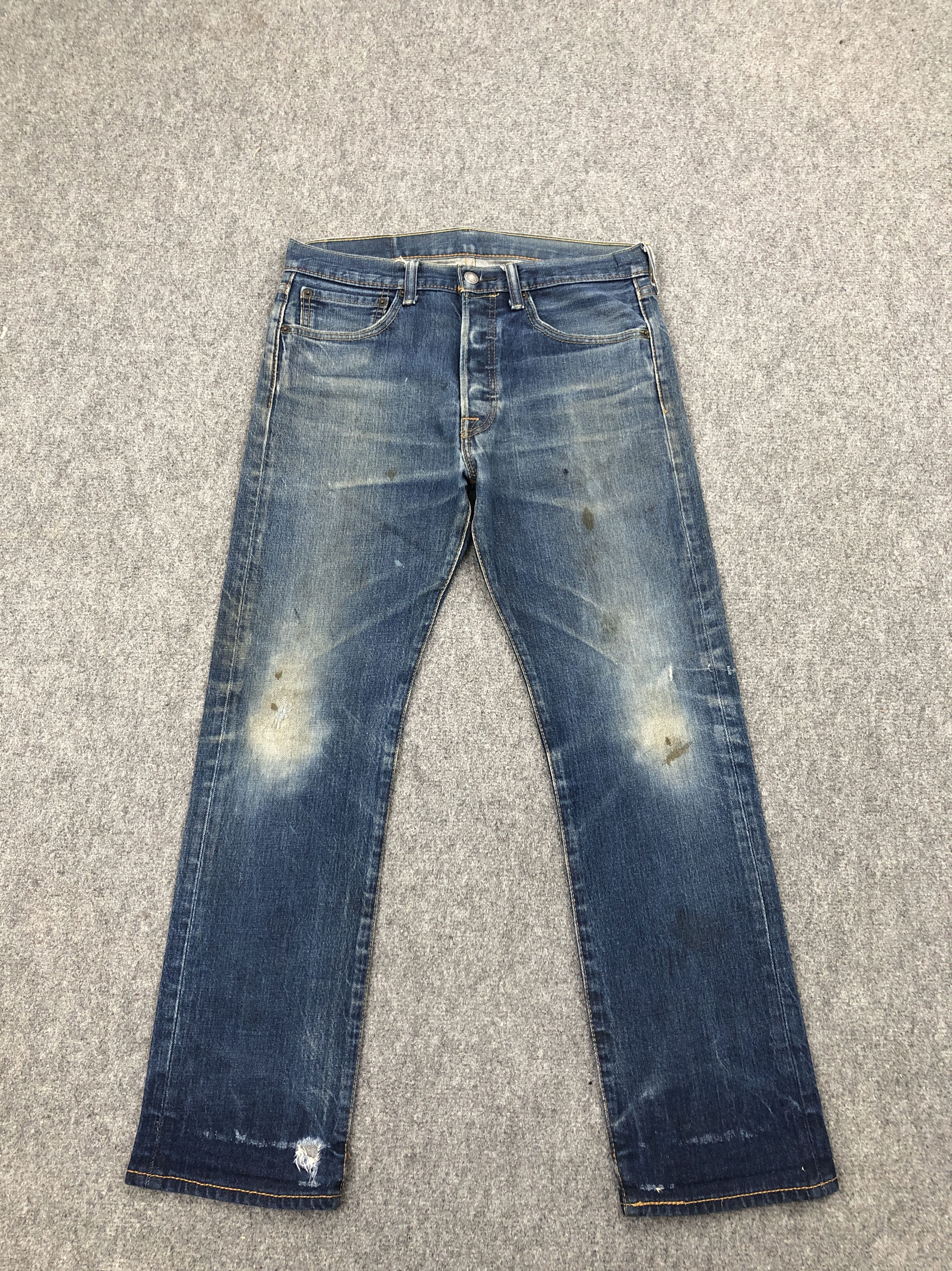 Vintage Levis 501 Stone Washed Denim Jeans