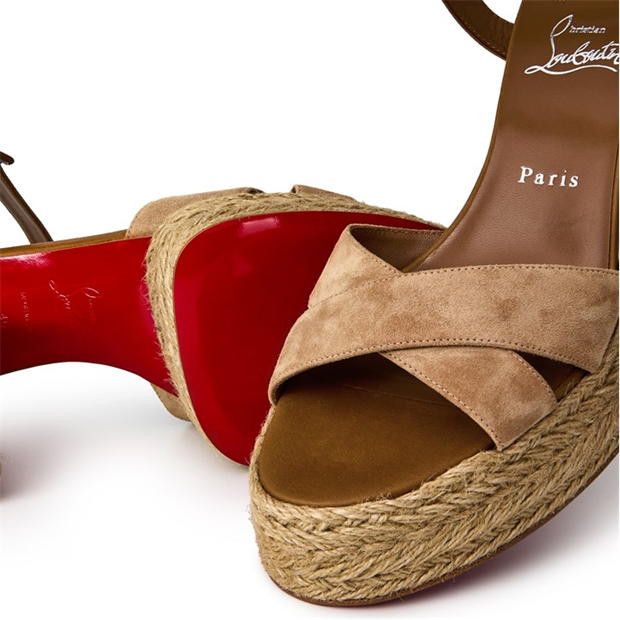 Christian Louboutin Calakala 85mm Wedges Size US 10 / IT 40 - 6 Thumbnail