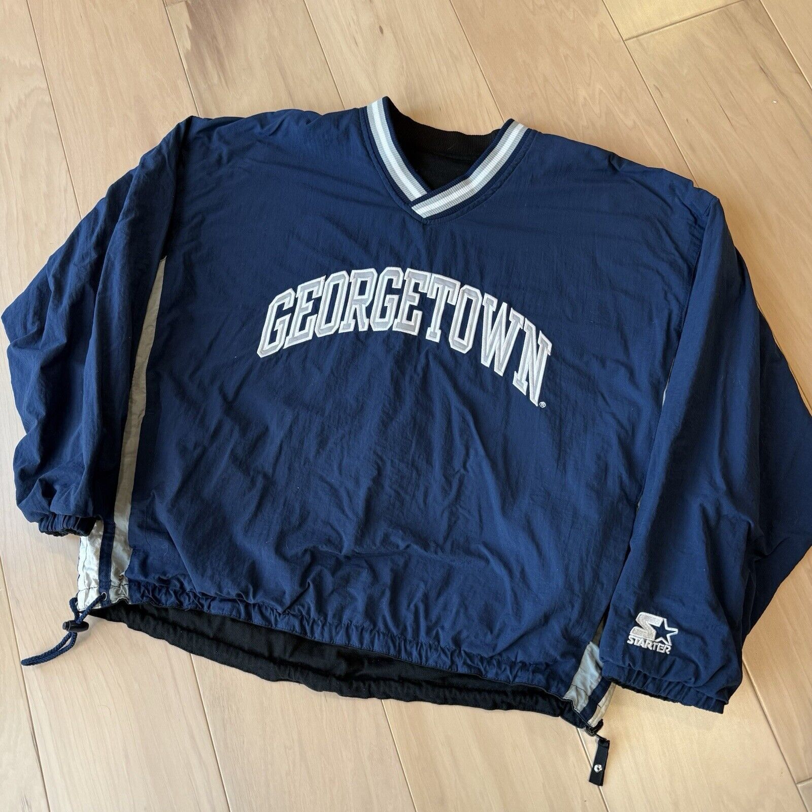 Starter × Vintage Vintage Georgetown Hoyas Sweatshirt L Blue Gray 90s Starter Size US L / EU 52-54 / 3 - 10 Thumbnail