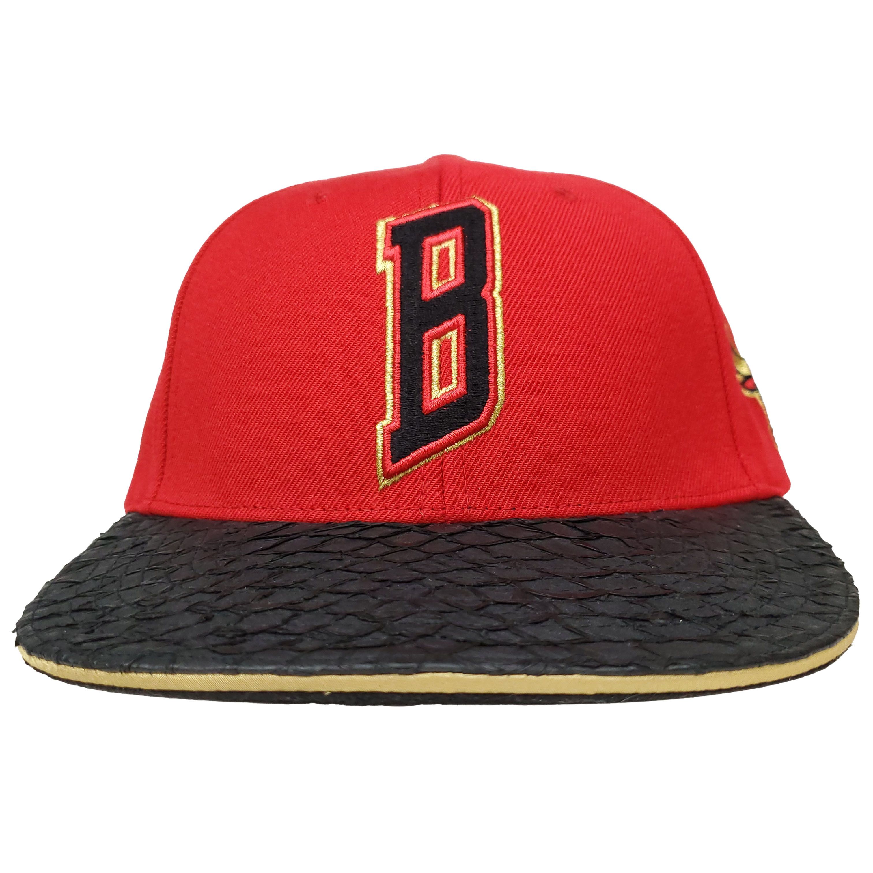 Mitchell & Ness Chicago Bulls Carp Skin Bill Strapback Hat Size ONE SIZE - 1 Thumbnail