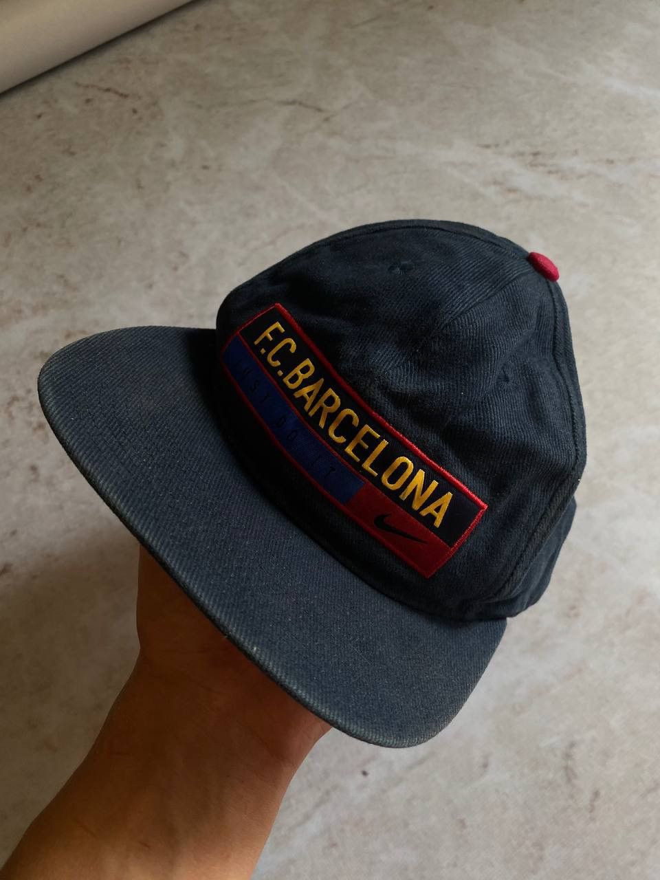 Nike Rare Vintage Nike F.C Barcelona Cap 90s Size ONE SIZE - 1 Thumbnail