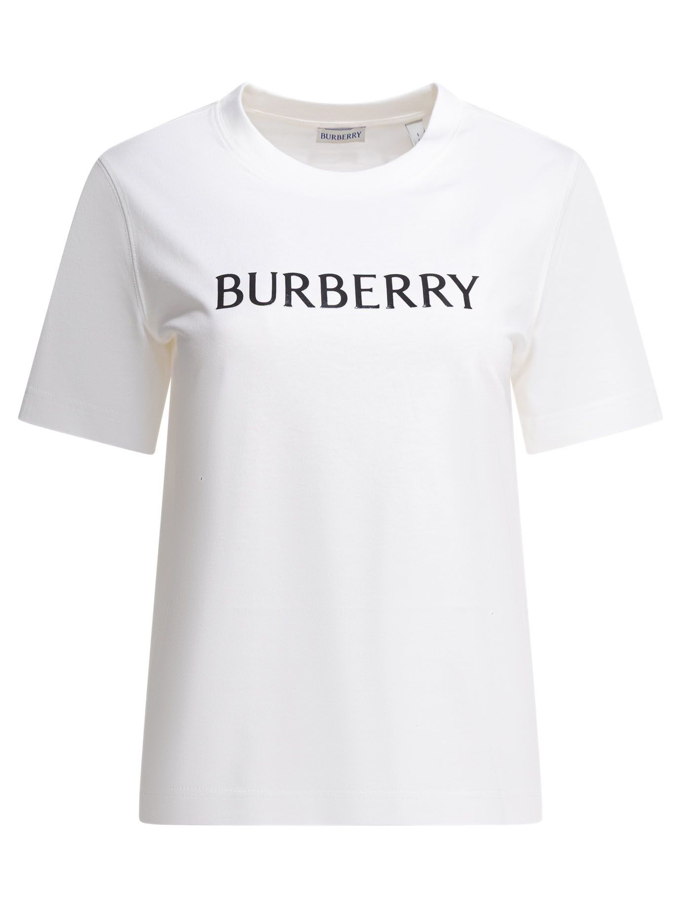 Burberry Burberry Cotton T-Shirt With Logo tag size S Women - USA Duties Paid Size S / US 4 / IT 40 - 1 Thumbnail