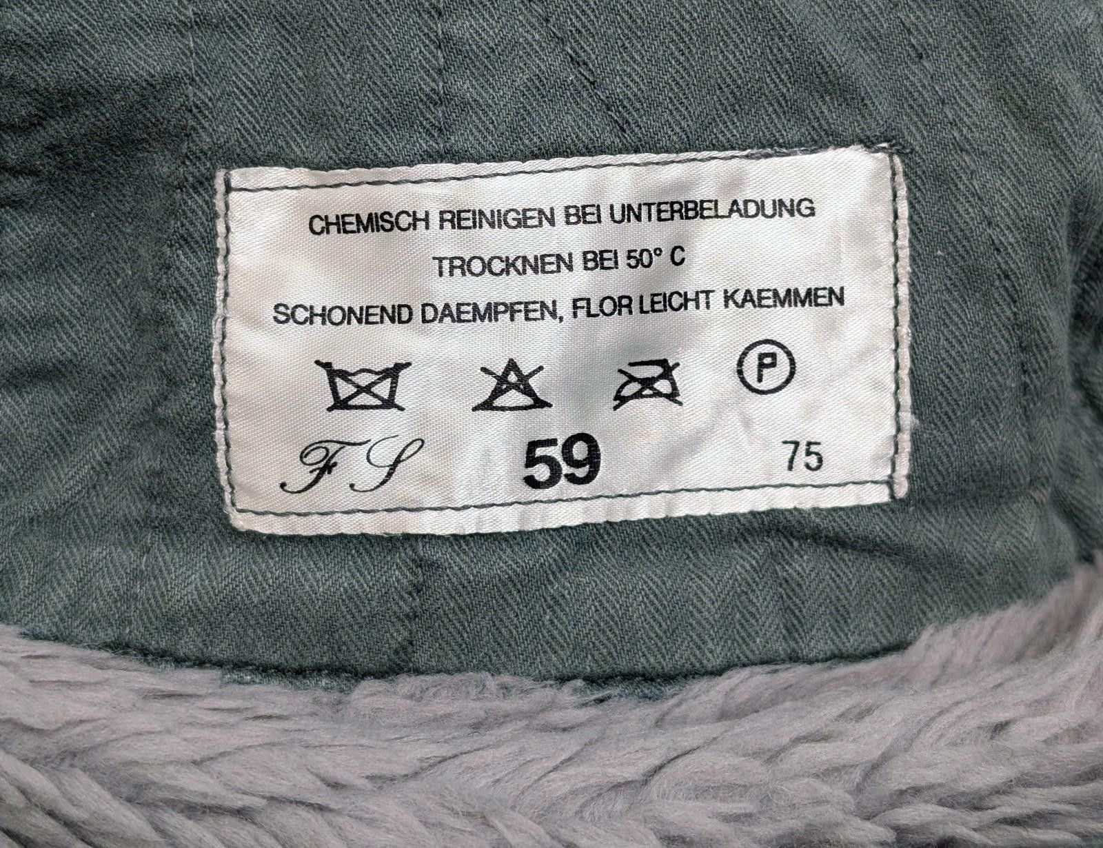 The Unbranded Brand 70s Swiss Army Winter Wool Trapper Field Cap - Large Size ONE SIZE - 4 Thumbnail