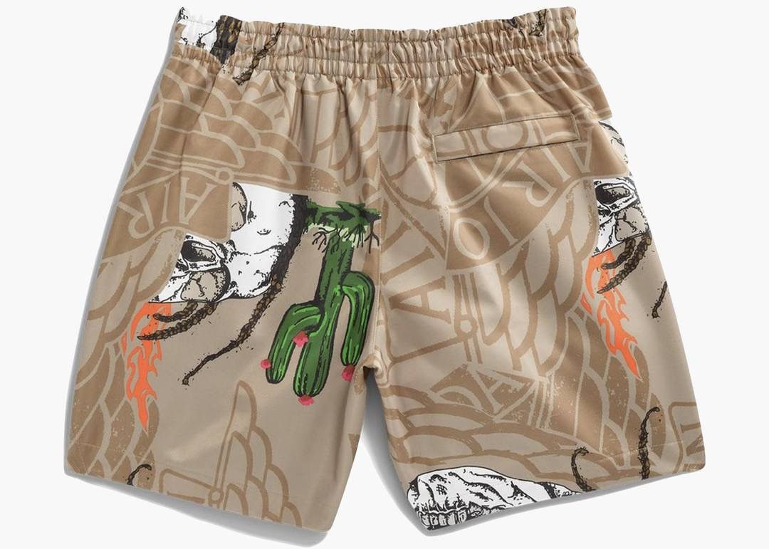 Jordan Brand × Travis Scott Travis Scott Cactus Jack x Jordan Pool Short Khaki Size US 34 / EU 50 - 2 Thumbnail