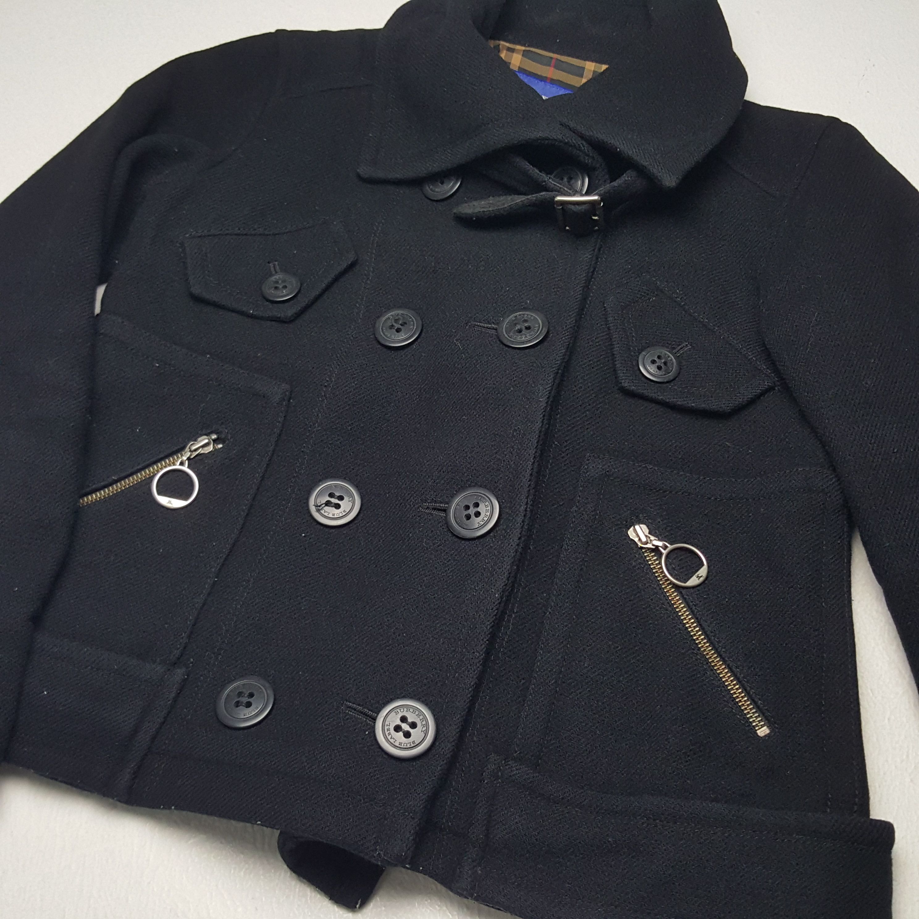 Burberry × Japanese Brand × Vintage Vintage Burberry Blue Label Nova Check Multi Pocket Jacket Size XS / US 0-2 / IT 36-38 - 6 Thumbnail
