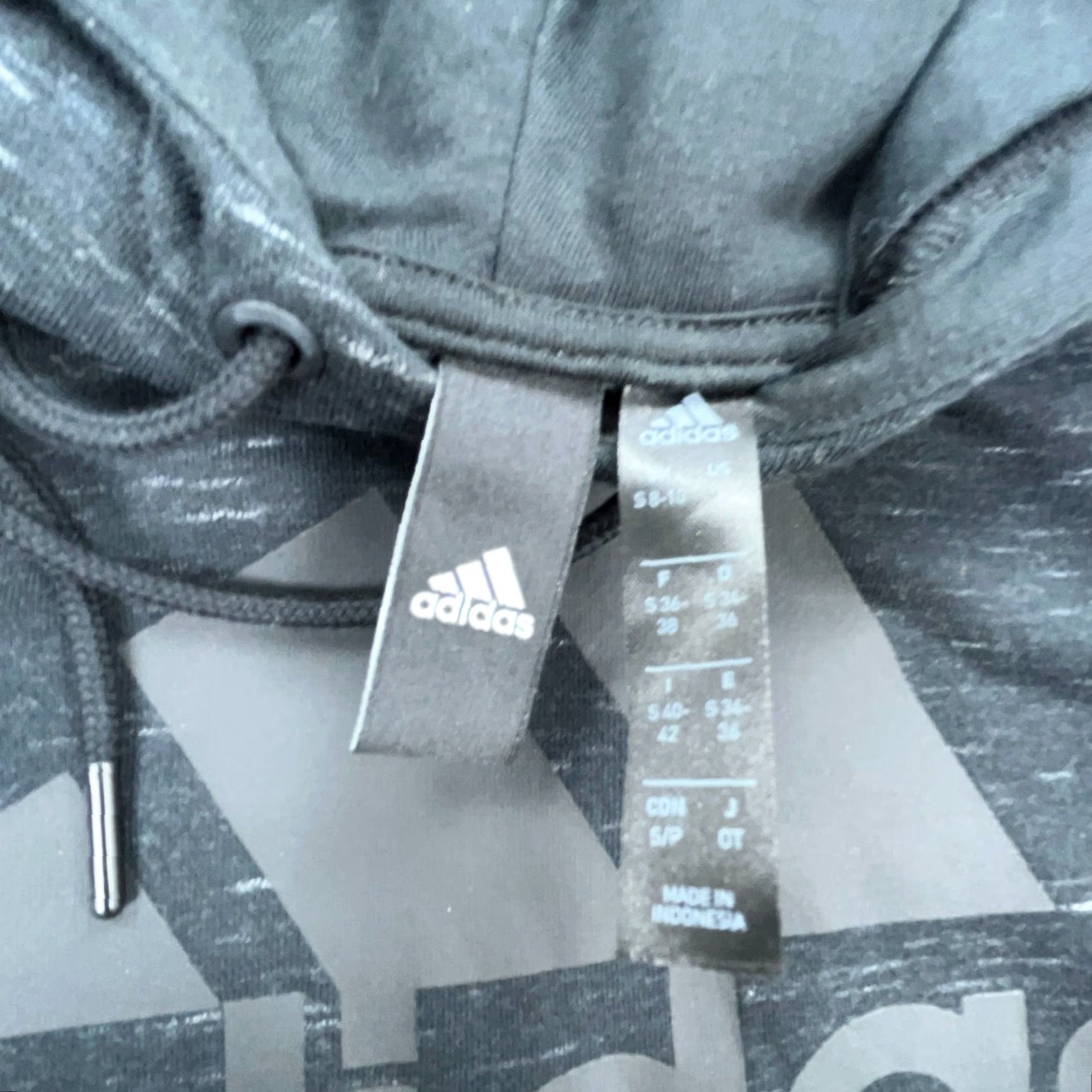 Adidas Adidas Hoodie Women Small Gray White Logo Pullover Sweatshirt Size S / US 4 / IT 40 - 6 Thumbnail