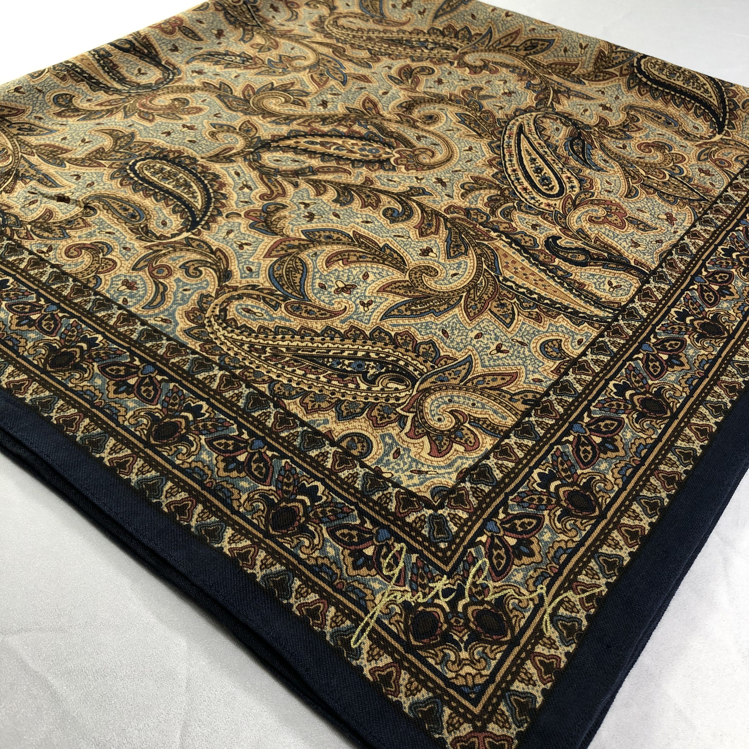 Vintage Vintage Silk Scarf Size ONE SIZE - 3 Thumbnail