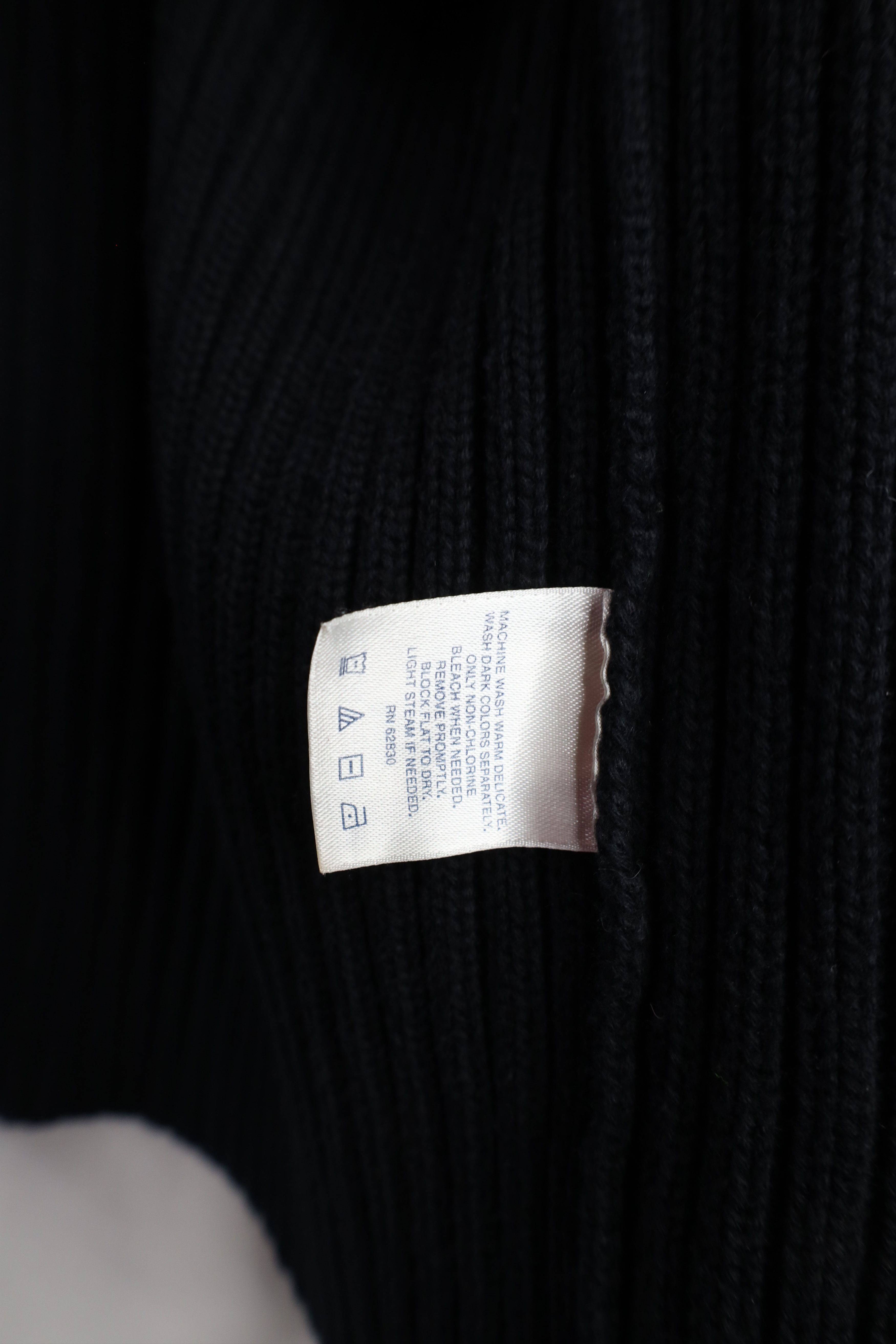 Lands' End × Vintage Vintage 90s Lands End Ribbed Cable Knit Zip Sweater Japan Size XXL / US 16-18 / IT 52-54 - 9 Thumbnail