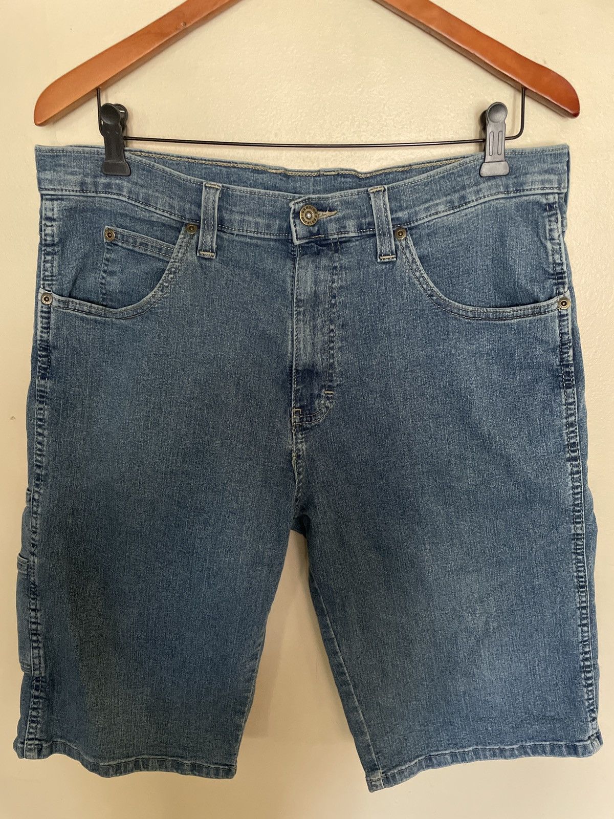 Dickies × Vintage Y2K Dickies Relaxed Fit Carpenter Jorts Jean Shorts Denim 36 Size US 36 / EU 52 - 1 Thumbnail