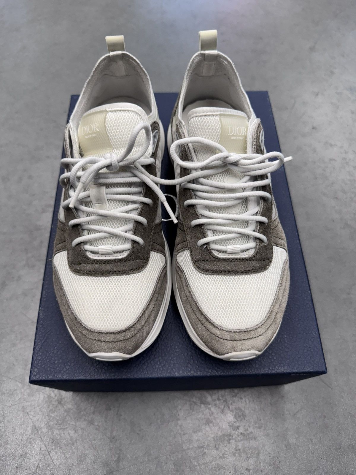 Dior Dior B25 Runner Sneaker White / Grey Size US 9 / EU 42 - 5 Thumbnail