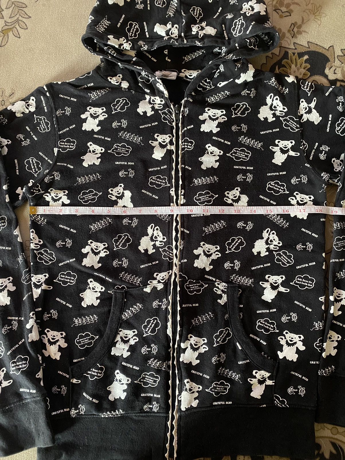 Band Tees 🔥RARE🔥🔥Vintage Y2k Grateful Dead Fullprint Zipper Hoodie Size US S / EU 44-46 / 1 - 9 Thumbnail