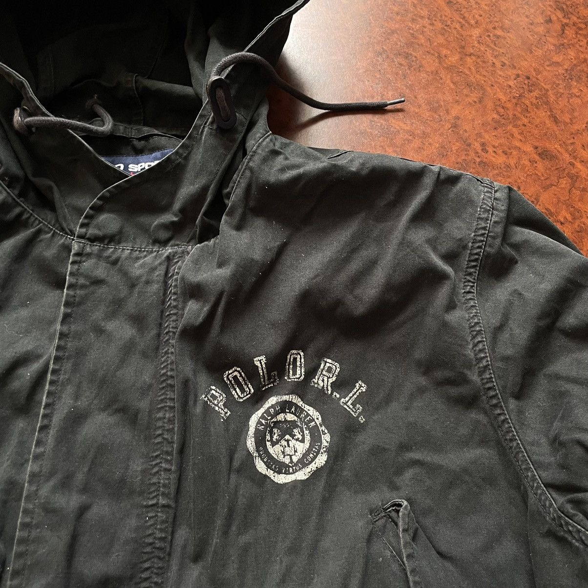 Japanese Brand × Polo Ralph Lauren Polo Sport Ralph Lauren 90s coat jacket old marina College Size US XL / EU 56 / 4 - 6 Thumbnail